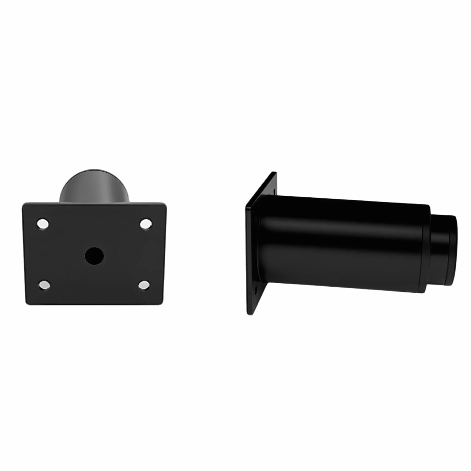 Regulowane nóżki meblowe metalowe 12-18 cm czarne nogi do szafy sofy krzeseł