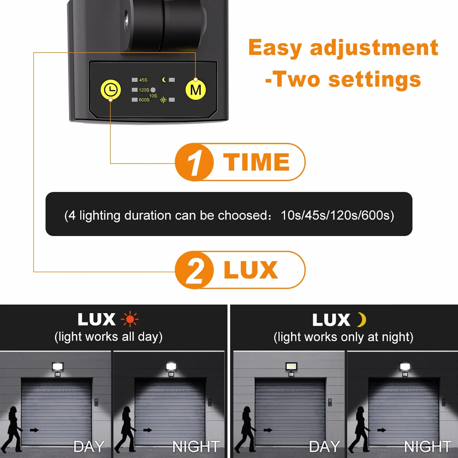 MEIKEE 35W reflektor LED z czujnikiem ruchu 3000LM 6500K IP66 wodoodporna lampa punktowa do ogrodu