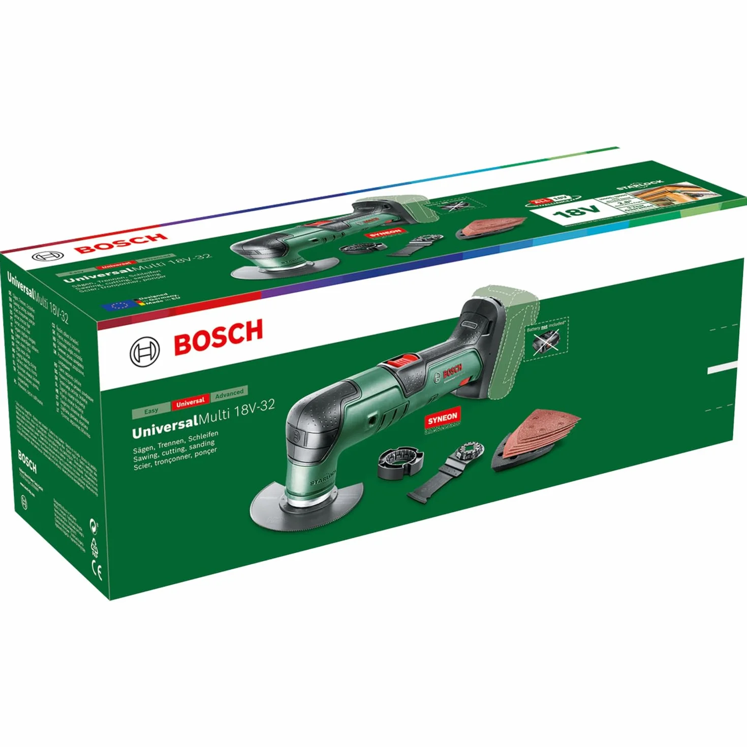 Bosch UniversalMulti 18V-32 akumulatorowe narzędzie wielofunkcyjne
