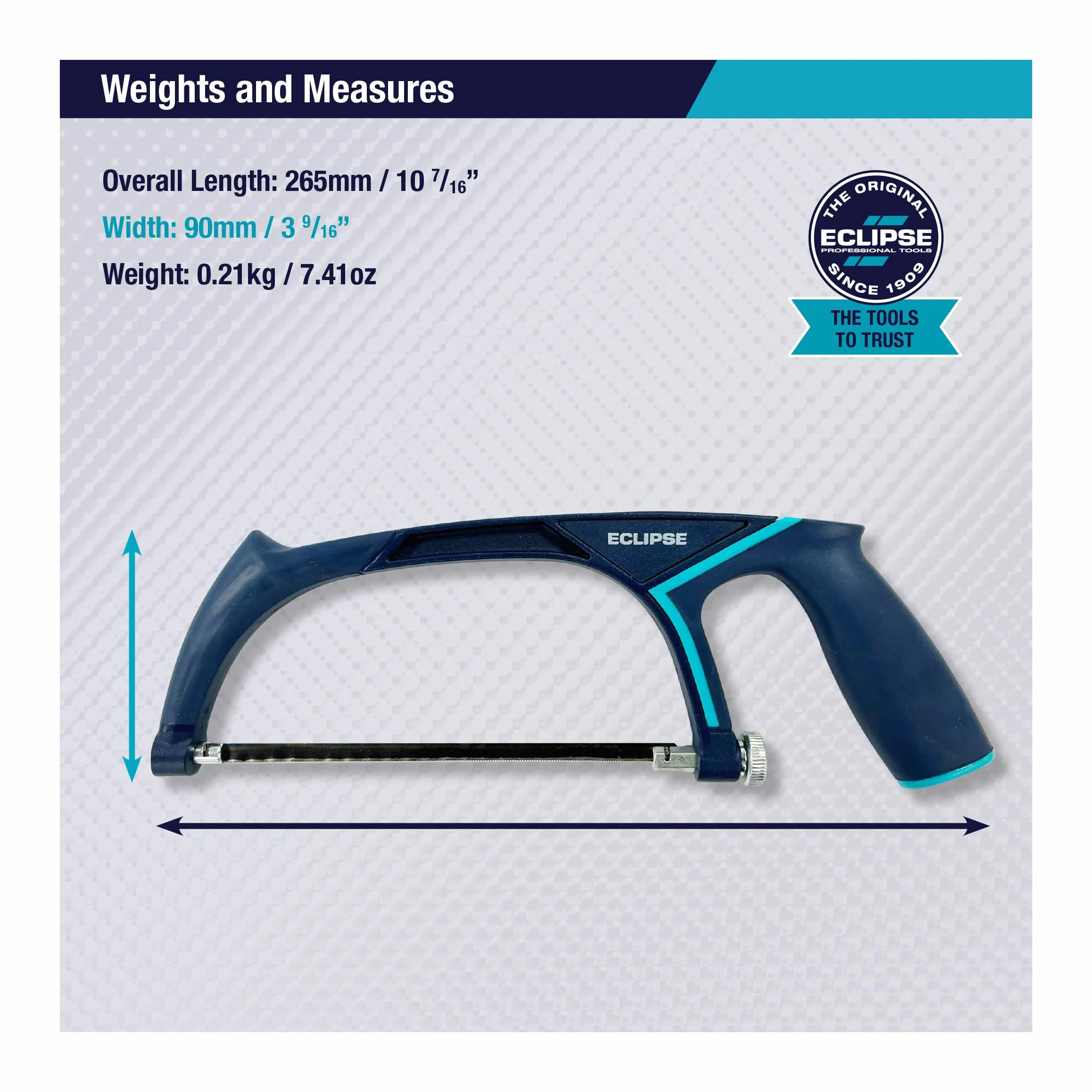 ECLIPSE Professional Tools EPMS150 Mini Piła 6" Soft Feel Kompaktowa