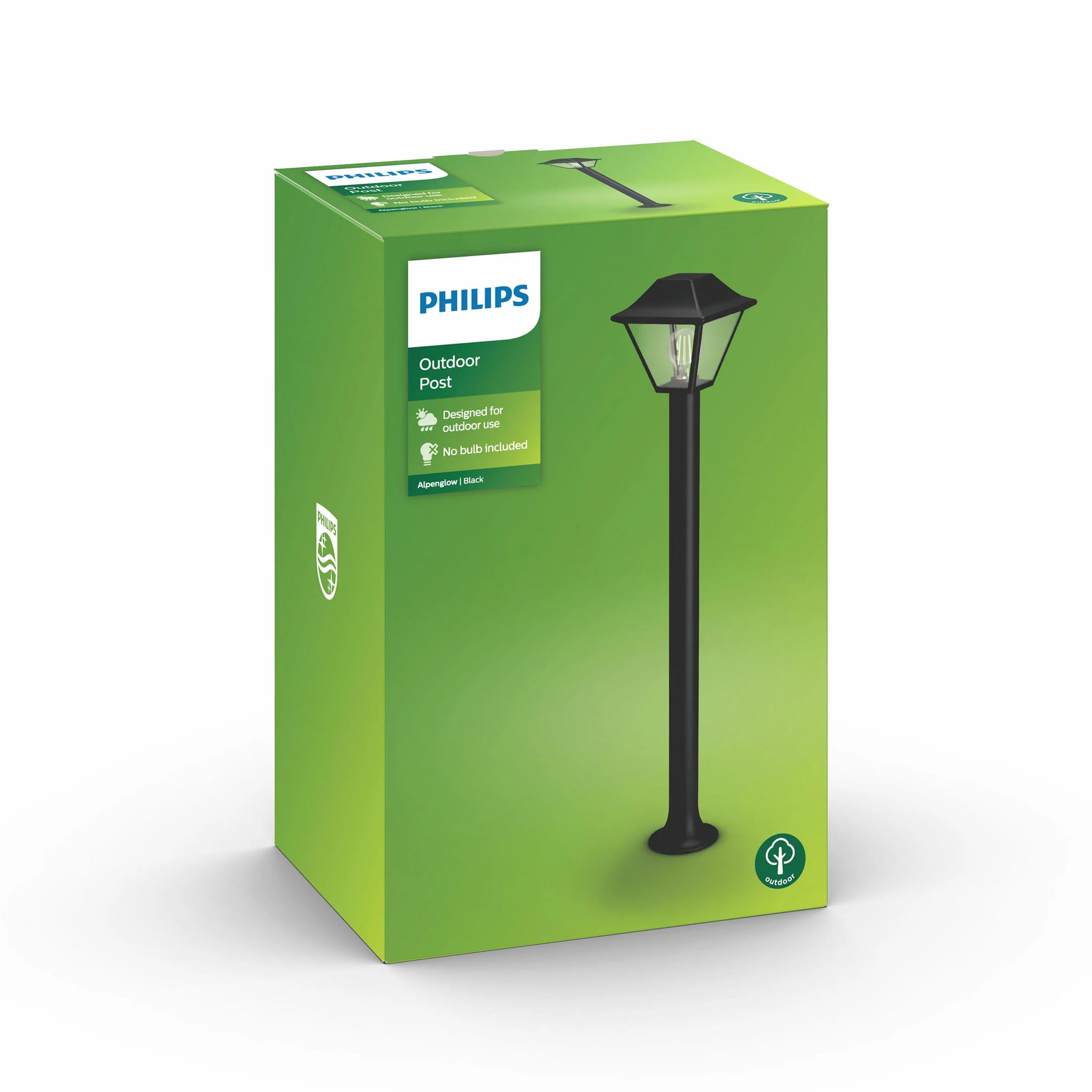 Philips myGarden AlpenGlow żarówka słupkowa, czarna, E27, 60 W