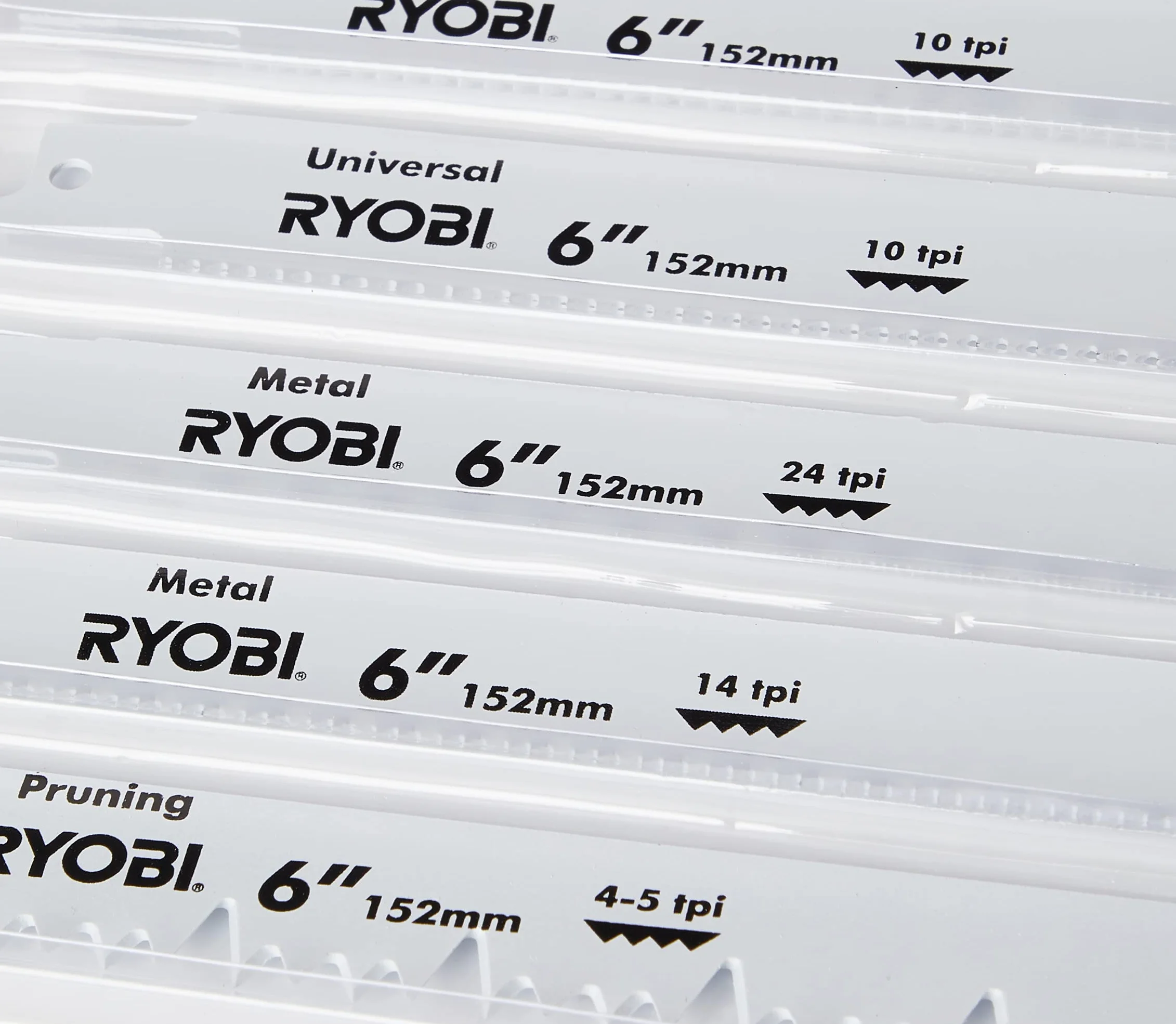 Ryobi Wymienne Brzeszczoty RAK06RB 6 szt do Piły Szablastej RRS1200 RRS1801M R18RS-0 R18RS7-0