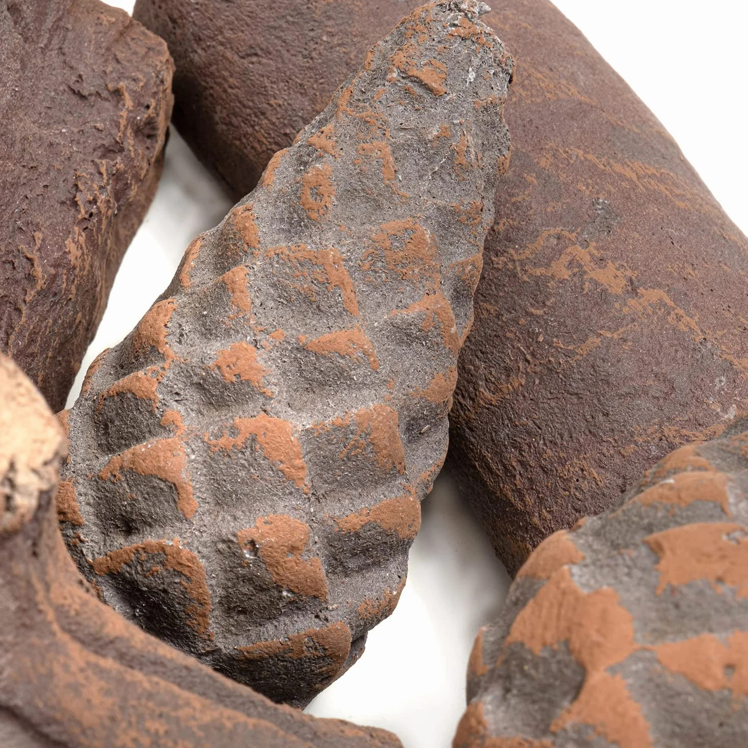 Zestaw 9 Sztuk Drewna Ceramicznego do Kominka na Etanol, Gazowego i Żelowego