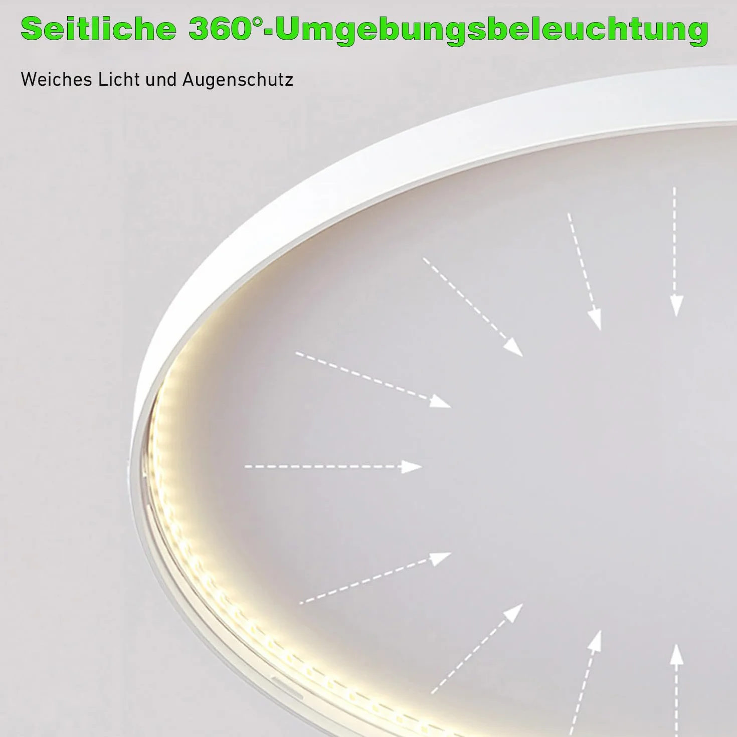 Lampa Sufitowa LED Ø 30cm 20W 2400lm 3 Temperatury Barwowe 3000K/4000K/6500K Wodoodporna IP44