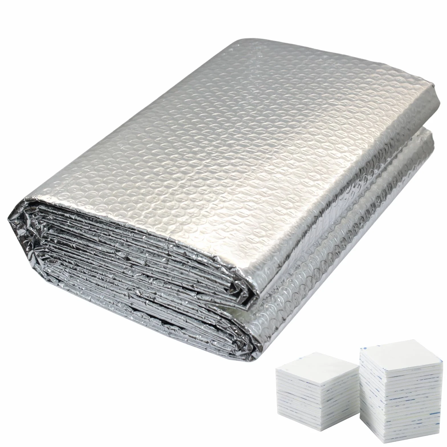 BeGrit Foliowy arkusz izolacyjny, 3 m x 60 cm, bariera termiczna, panele odblaskowe, 3 mm, odblaskowa folia bąbelkowa, zatrzymująca ciepło, na ścianę, loft, szopę, szklarnię, kampera, dom, oszczędność