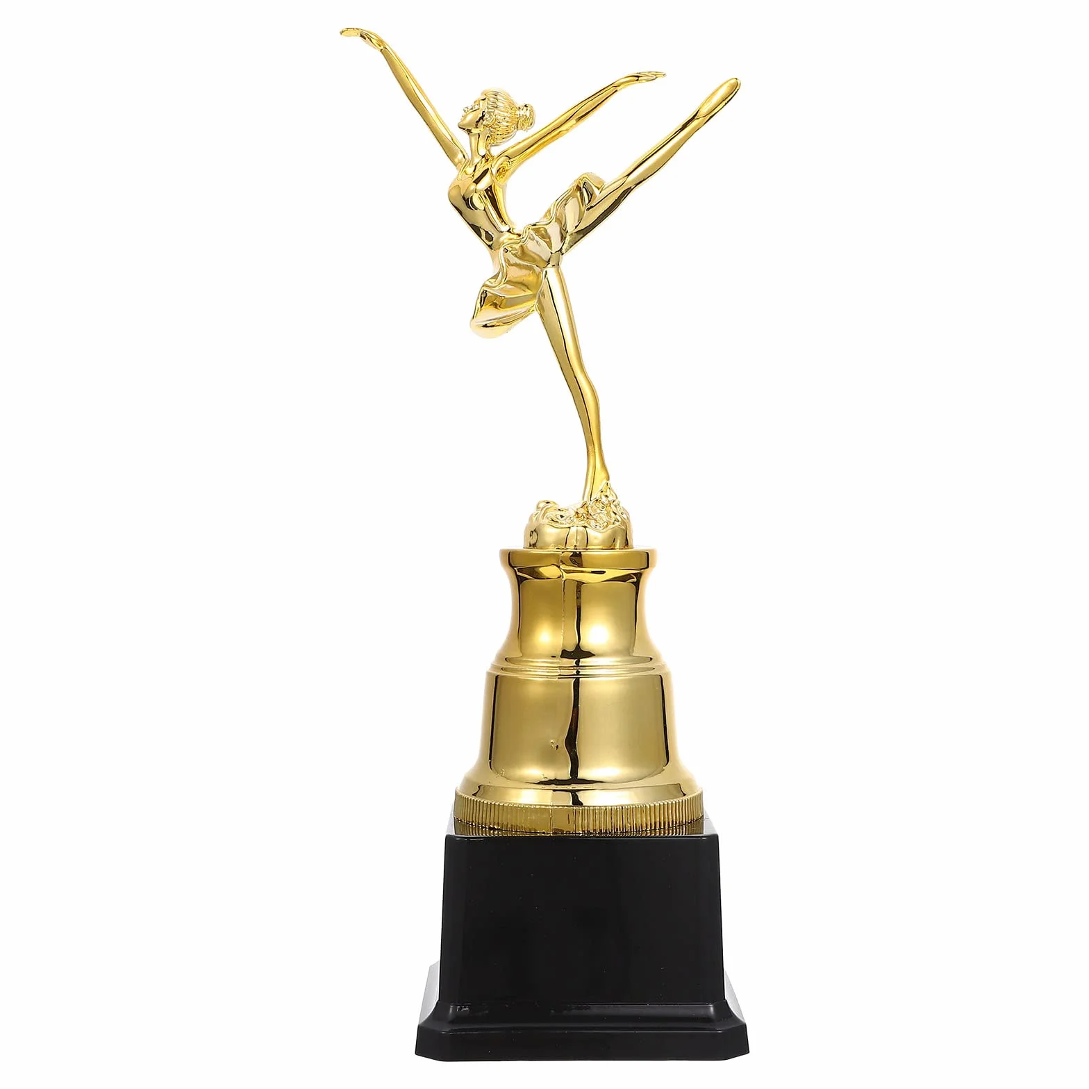 Trofeum baletowe konkurs tańca trofeum dekoracyjne balet trofeum plastikowe złote trofeum