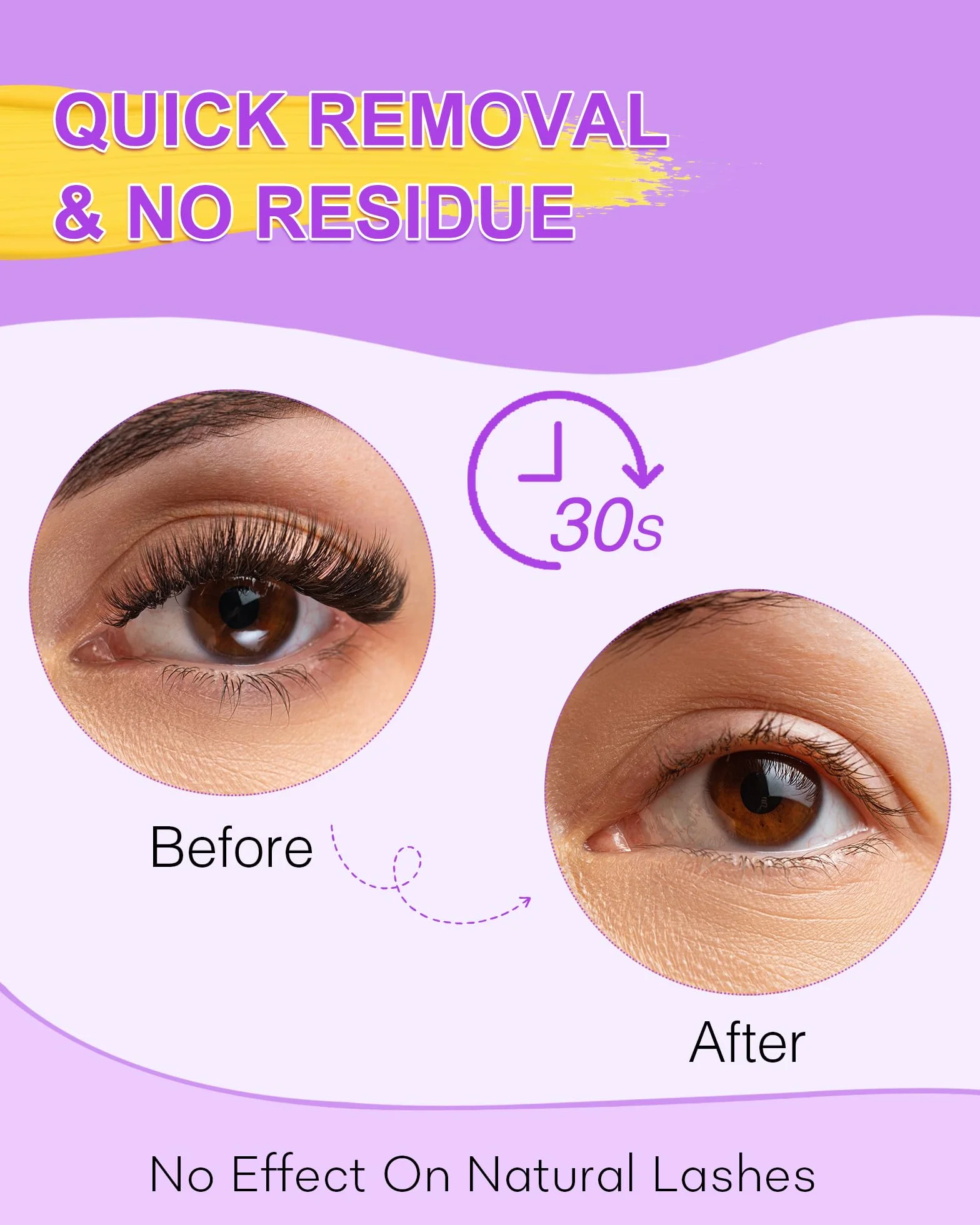 LZM Bond And Seal Lash Glue Remover 5ml/0,17 Fl.Oz Szybkie usuwanie rzęs Cluster Lashes Klej Bezpieczeństwo i delikatna formuła Środek do usuwania rzęs dla pojedynczych rzęs