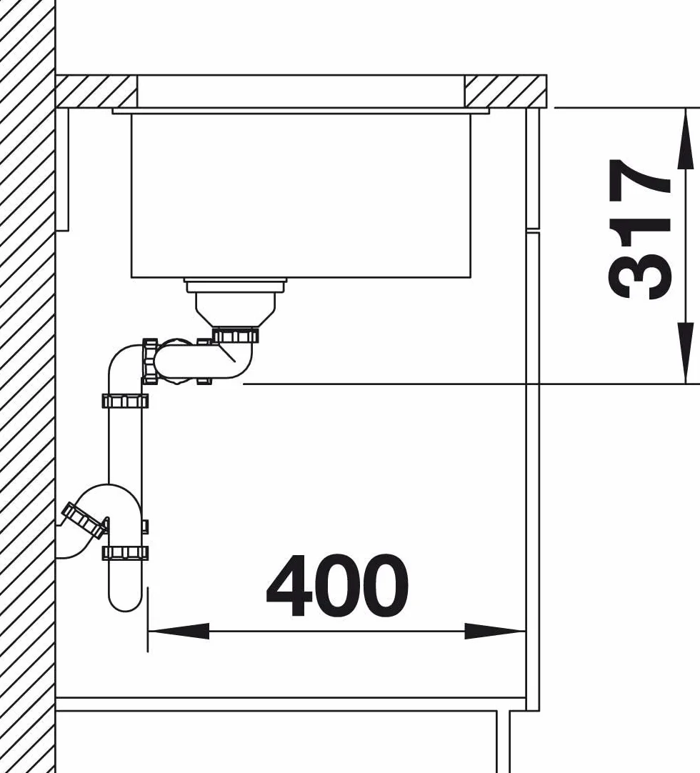 BLANCO SUBLINE 430/270-U zlewozmywak granitowy