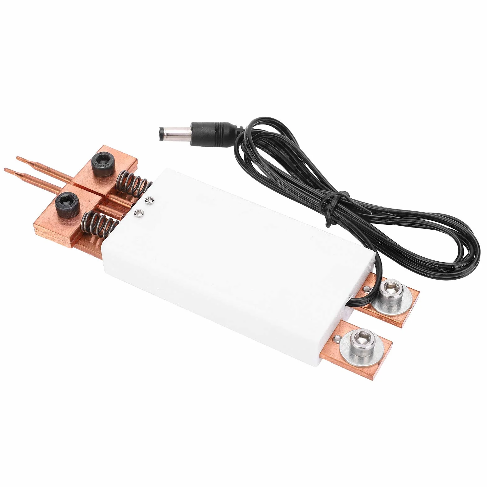Ręczna zgrzewarka punktowa DC4-12V biała zintegrowana DIY automatyczny spust