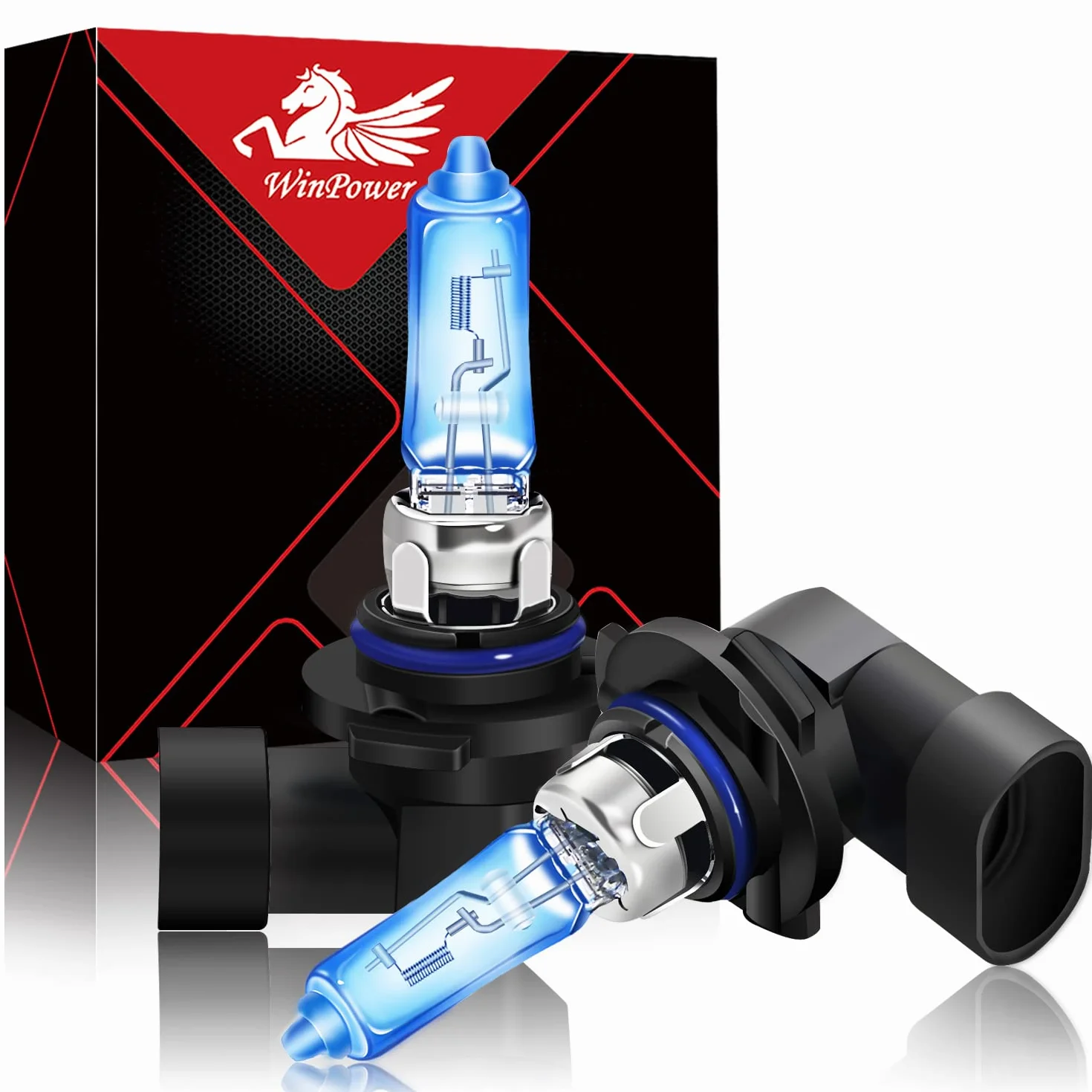 WinPower HB3 9005 halogenowe żarówki 60W 5000K ciepła biała 12V Auto światła przeciwmgielne 2 sztuki