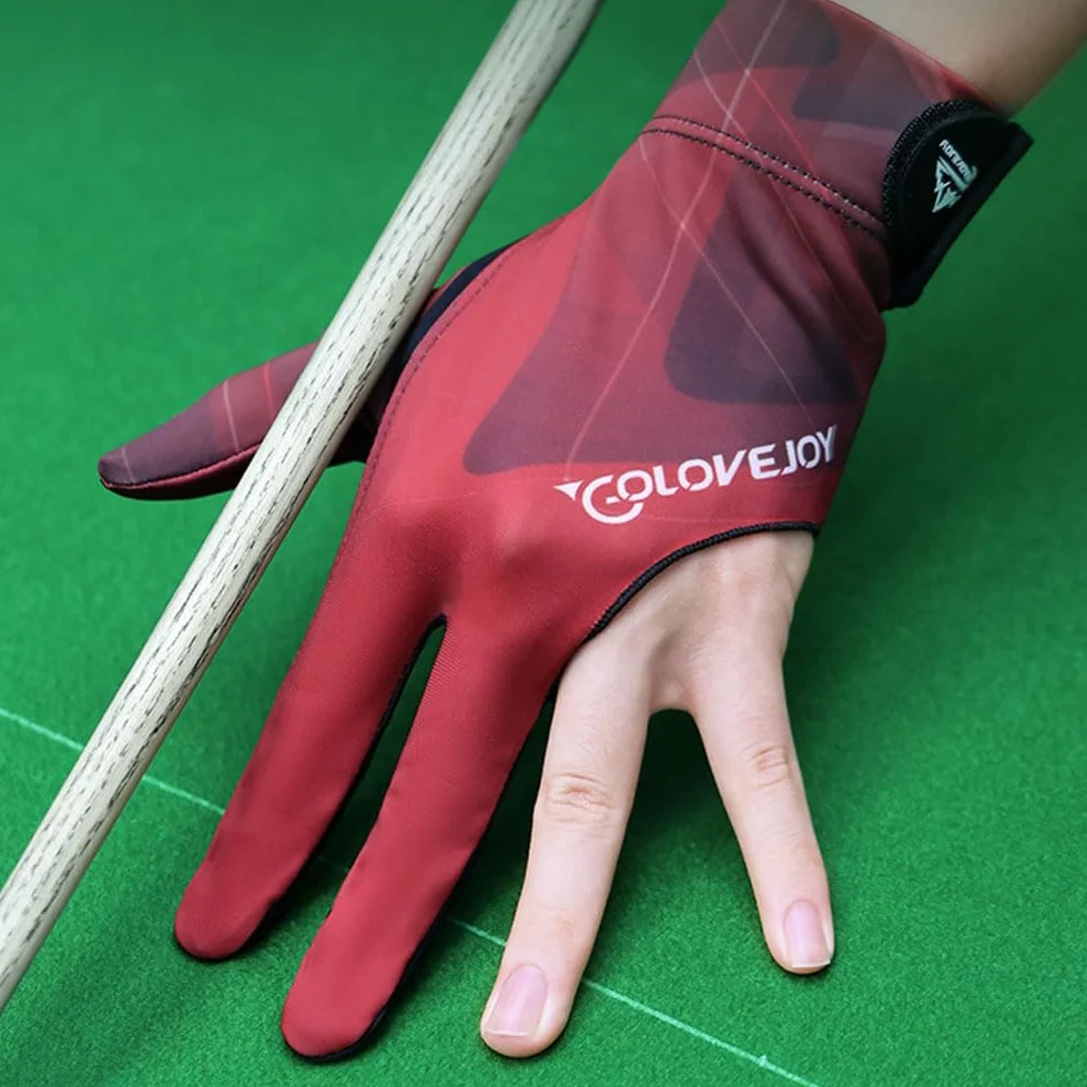 Rękawice bilardowe Snooker, trzypalcowe rękawice bilardowe, 3-palcowe rękawice bilardowe, rękawice bilardowe, do lewej ręki profesjonalne akcesoria bilardowe dla mężczyzn i kobiet