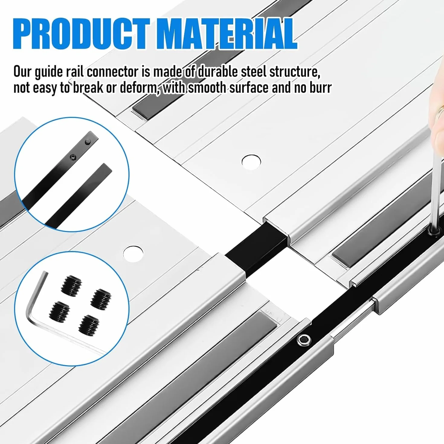 Łącznik prowadnic dla Makita, Festool, Bosch, złącze szyny do zasłon, akcesoria