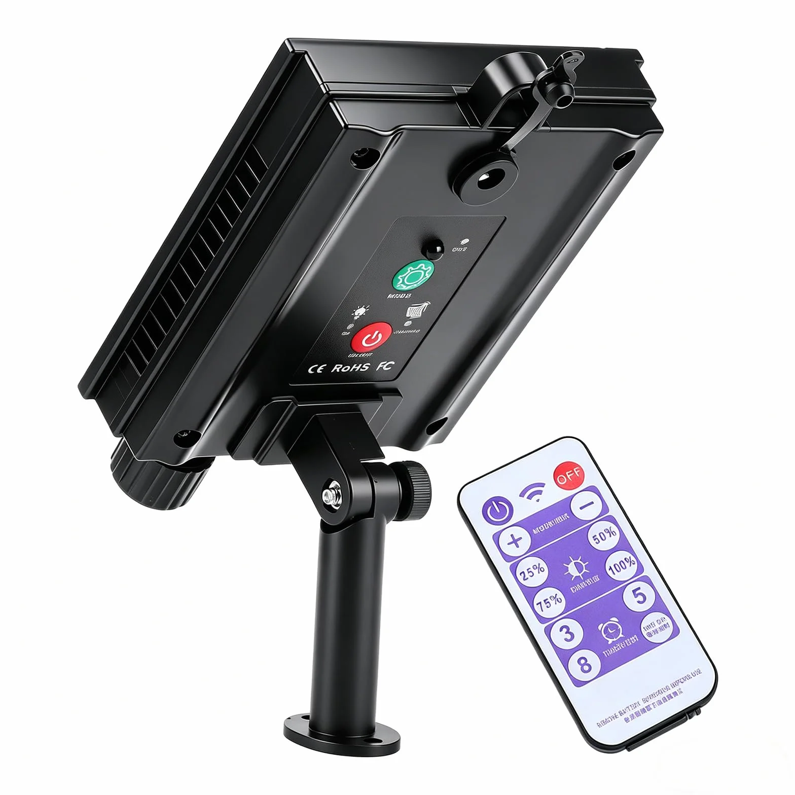 Sterownik Światła Słonecznego IP65, Zintegrowana Lampa z Baterią Słoneczną, Automatyczna Skrzynka Zdalnego Sterowania, Regulowana Płyta Napędowa do Zewnętrznego Łańcucha LED 3V