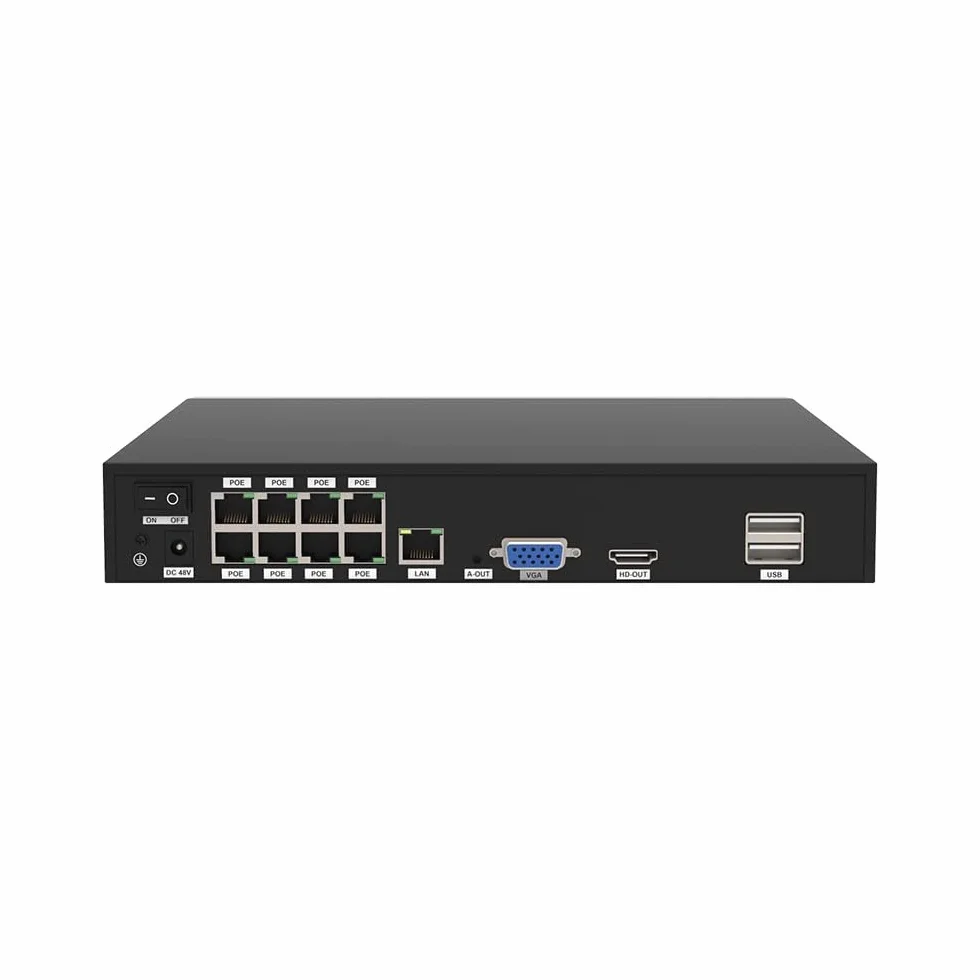 Foscam 8MP NVR Full HD rejestrator cyfrowy PoE