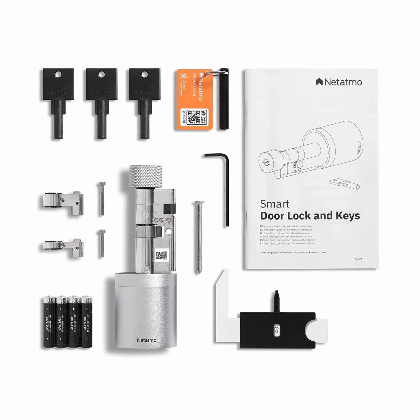 Netatmo Inteligentny Zamek do Drzwi NDL-EC