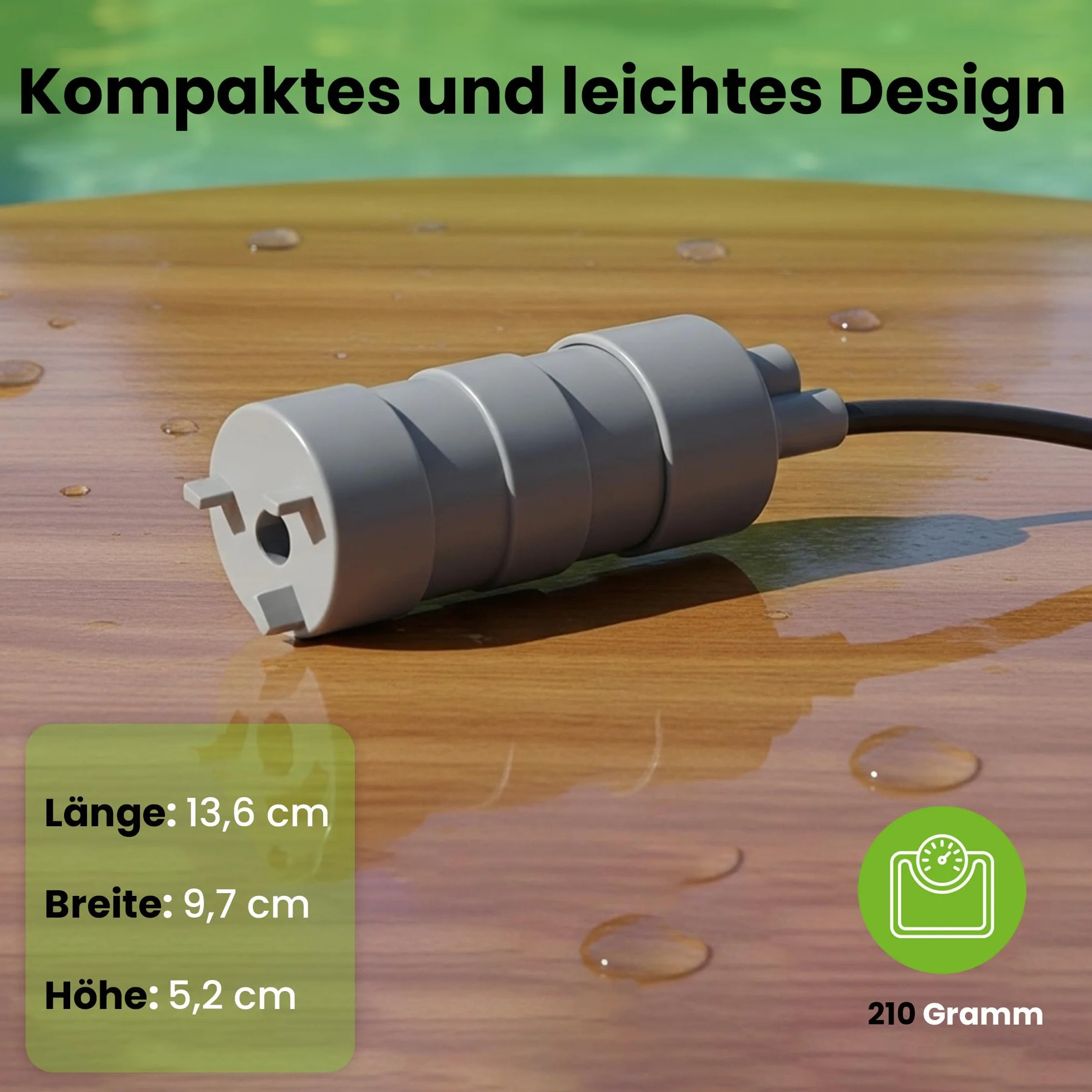 Offgridtec Pompa zanurzeniowa 12 V DC 10 l 0,5 bar 5 m