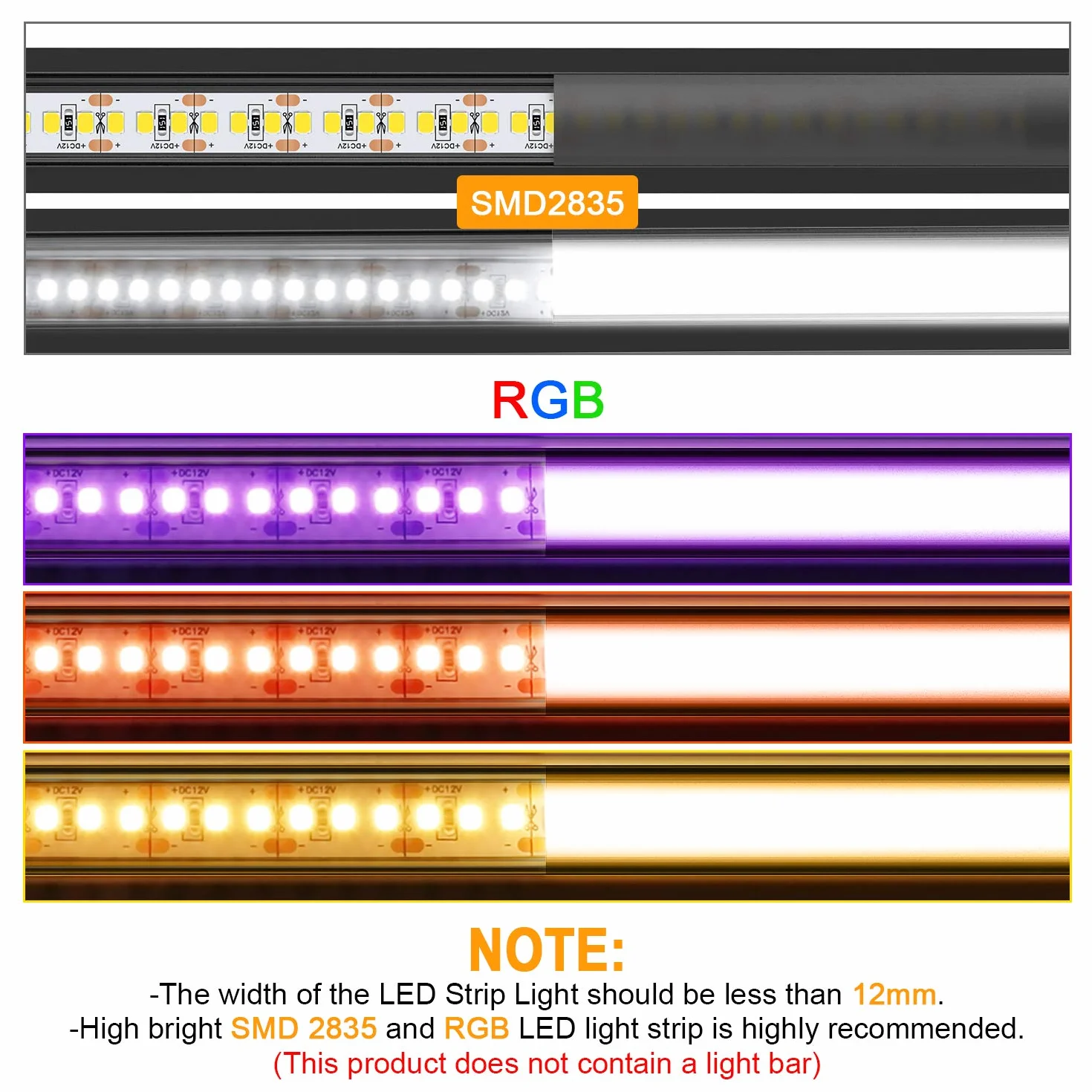Profil aluminiowy LED V 45° 10x1m kanały dyfuzory zaślepki czarna osłona taśm LED narożny