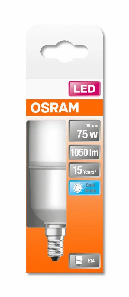 OSRAM STAR STICK LED Żarówka E14 4000K 9-10W 75W Zimna Biel Matowa