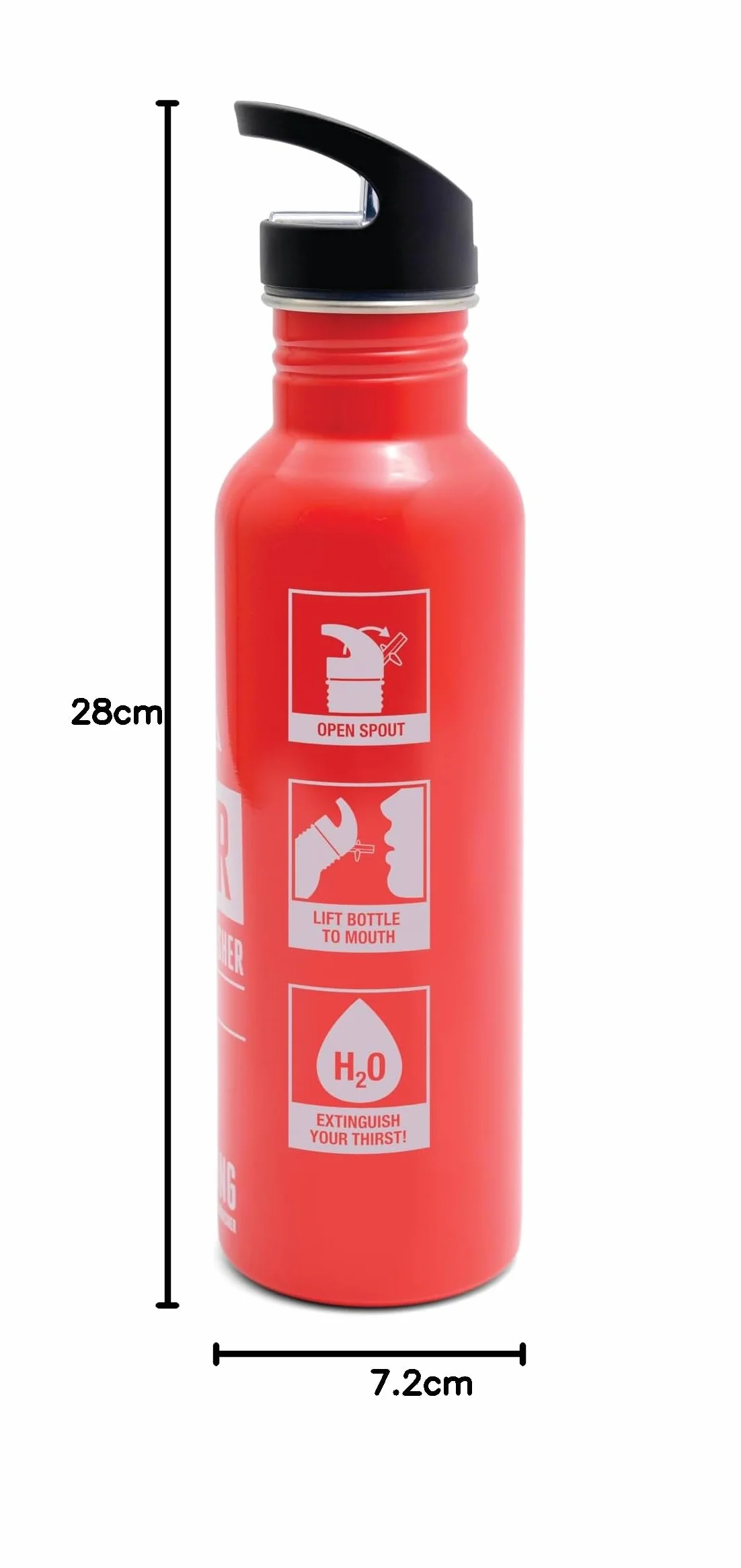 Gentlemen's Hardware Gaśnica ze stali nierdzewnej butelka na wodę 750 ml