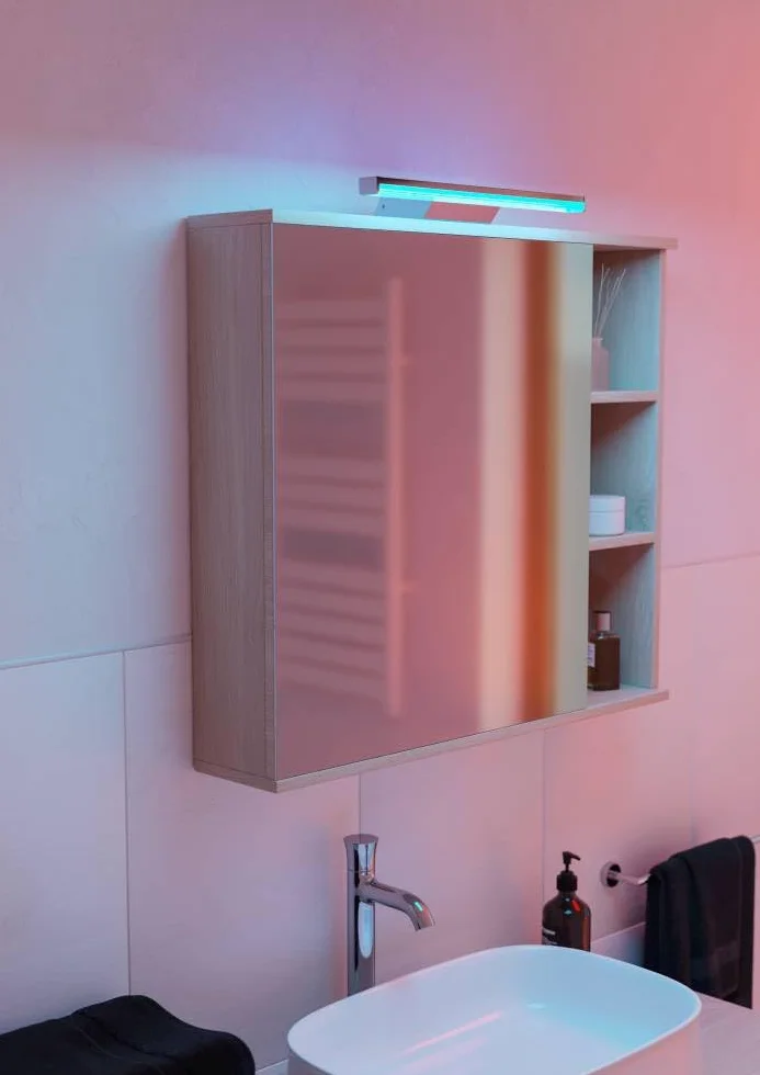 Eglo Regello-Z Connect Lampa Led do Lustra 60 cm Zigbee Alexa Regulowana Barwa Światła RGB Ściemniana Łazienkowa Srebrna