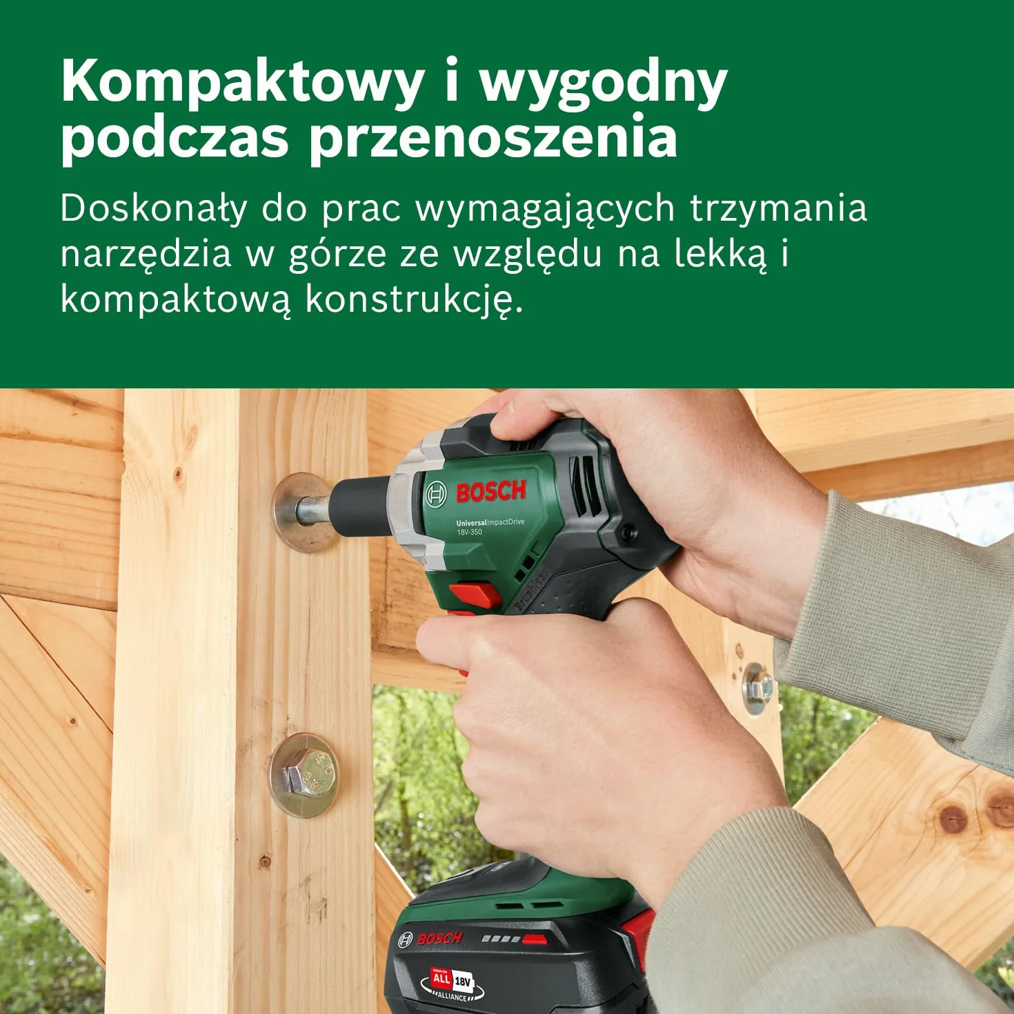 Bosch UniversalImpactDrive 18V-350 Akumulatorowy klucz udarowy 350 Nm 18V