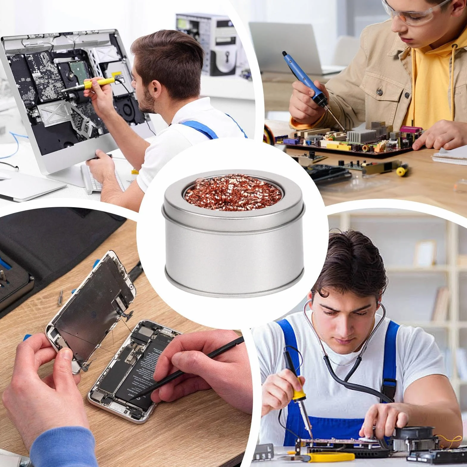 Środek do czyszczenia końcówek lutowniczych z mosiężną podstawą do elektroniki