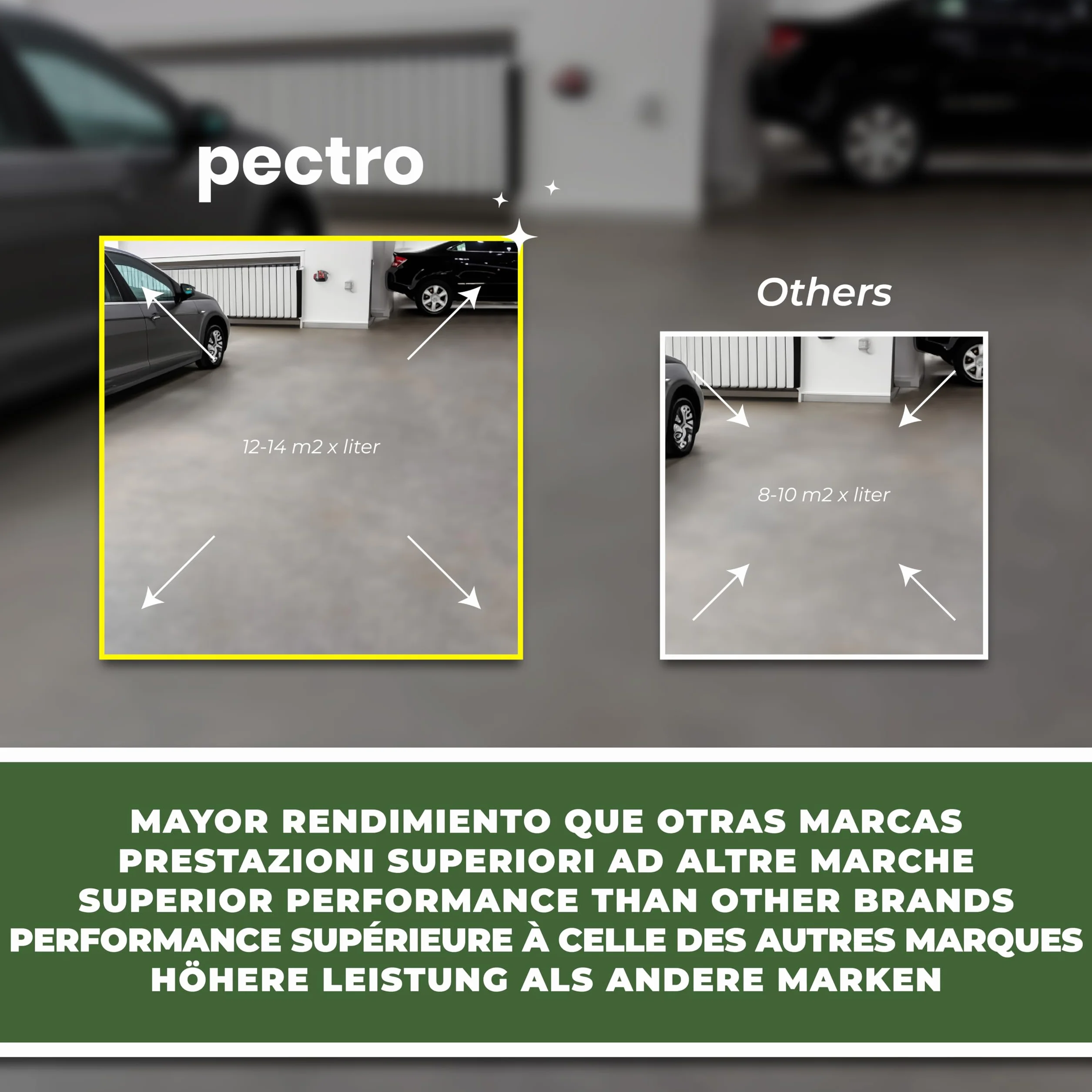 PECTRO Farba do podłóg do betonu 4 l – do boisk sportowych, podjazdów, garażu