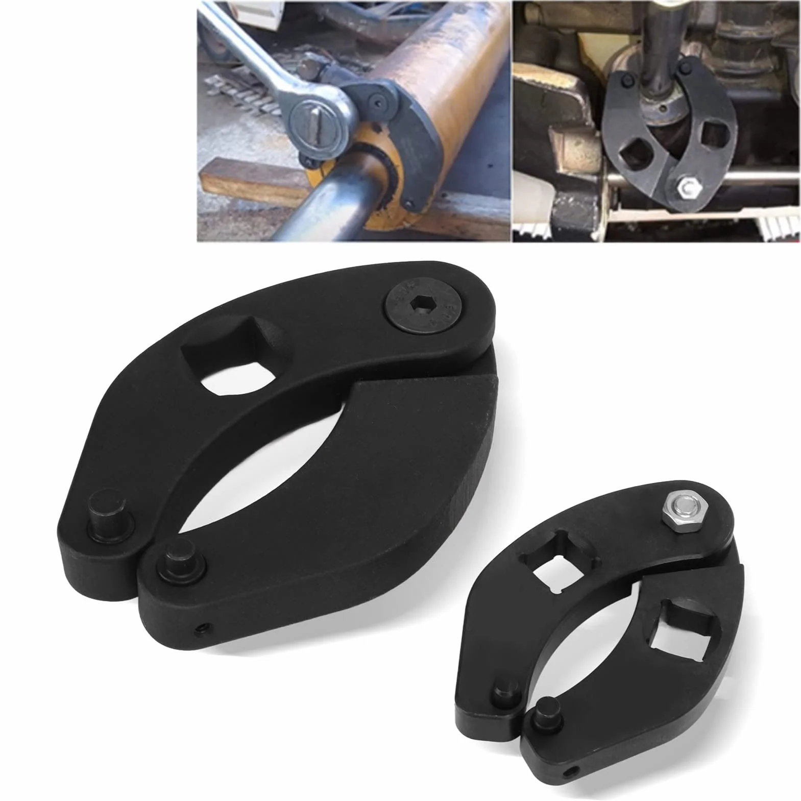 Tbest Klucz do cylindra hydraulicznego regulowany 2 szt. OTC1266 ze stali węglowej