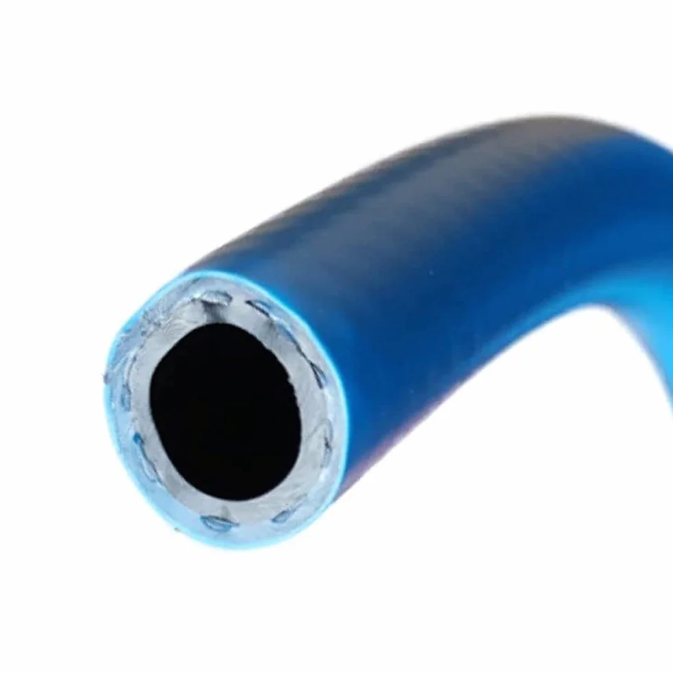AUPROTEC Wąż sprężonego powietrza 9 mm 3 m PCW z mosiężnym szybkozłączką do kompresora