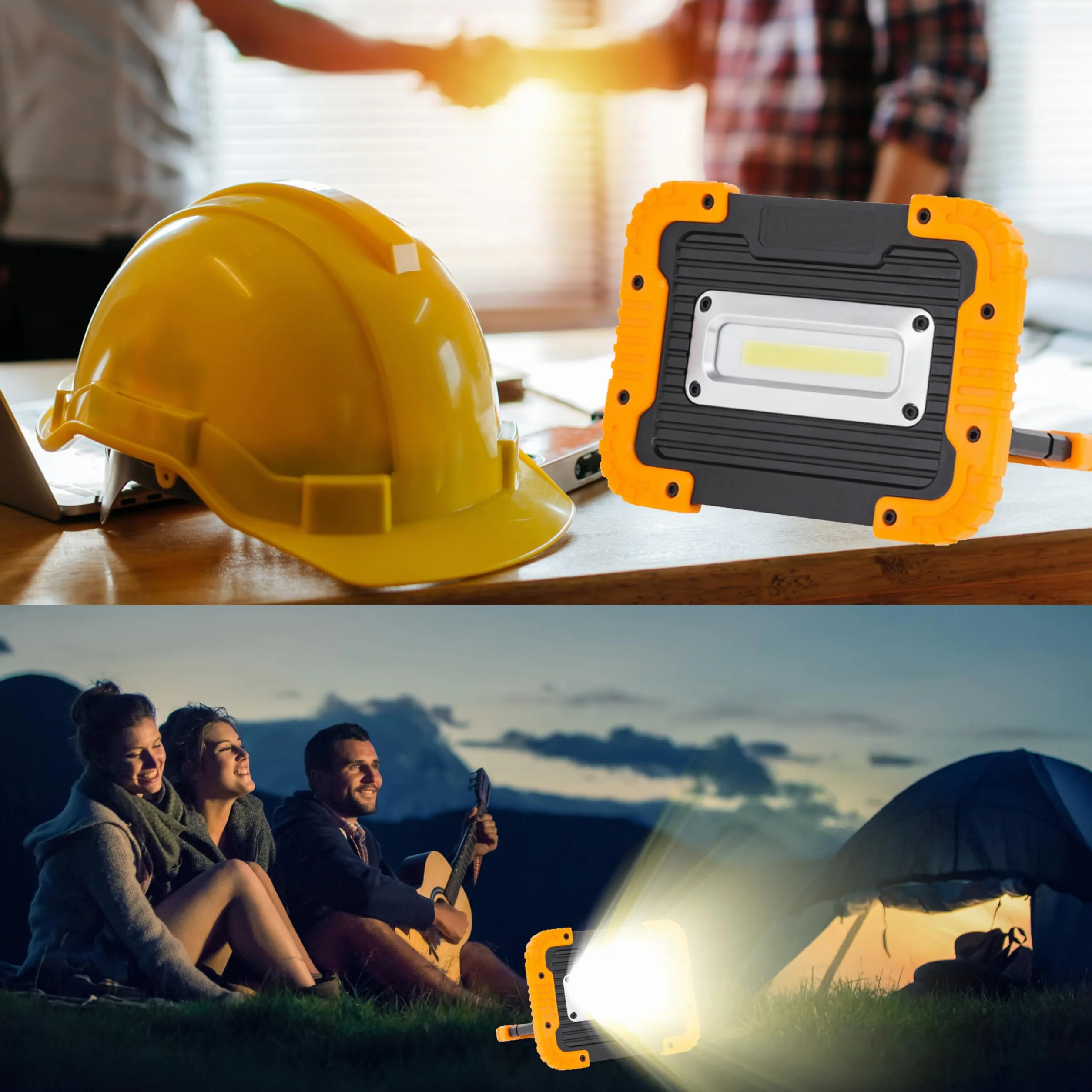 Retoo reflektor budowlany LED 30 W lampa robocza światło dzienne