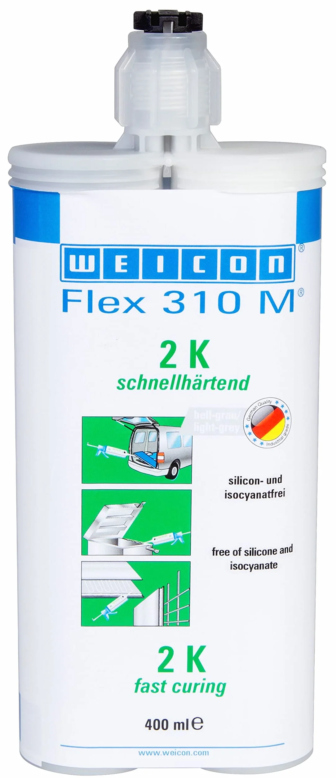 WEICON Flex 310M 2K szary 400 ml