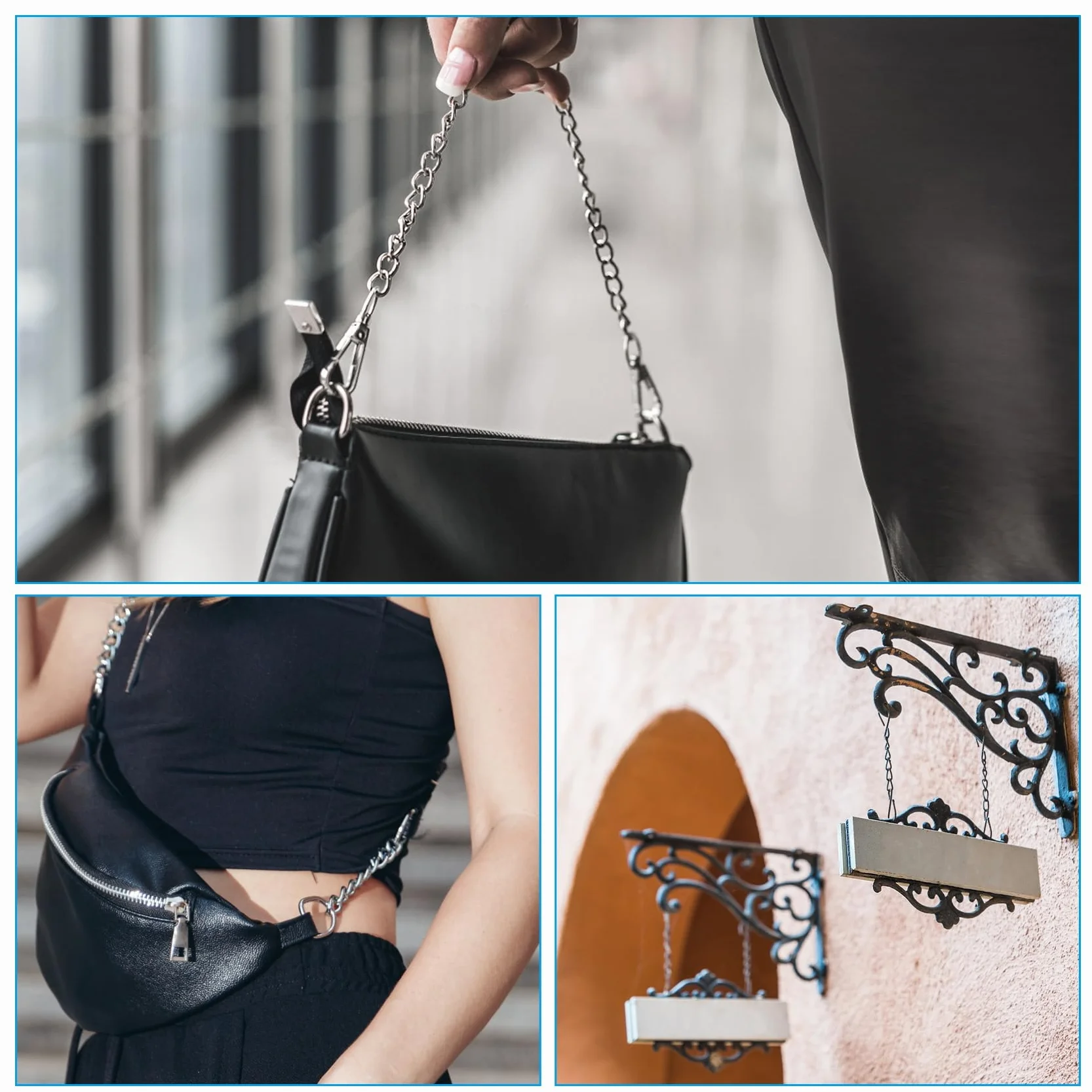 Łańcuch ze stali nierdzewnej 304 2 mm, łańcuch metalowy 5M, łańcuch stalowy, łańcuch metalowy do zawieszania, łańcuch przedłużający, łańcuch ze stali nierdzewnej do zawieszania na łańcuch dla psa