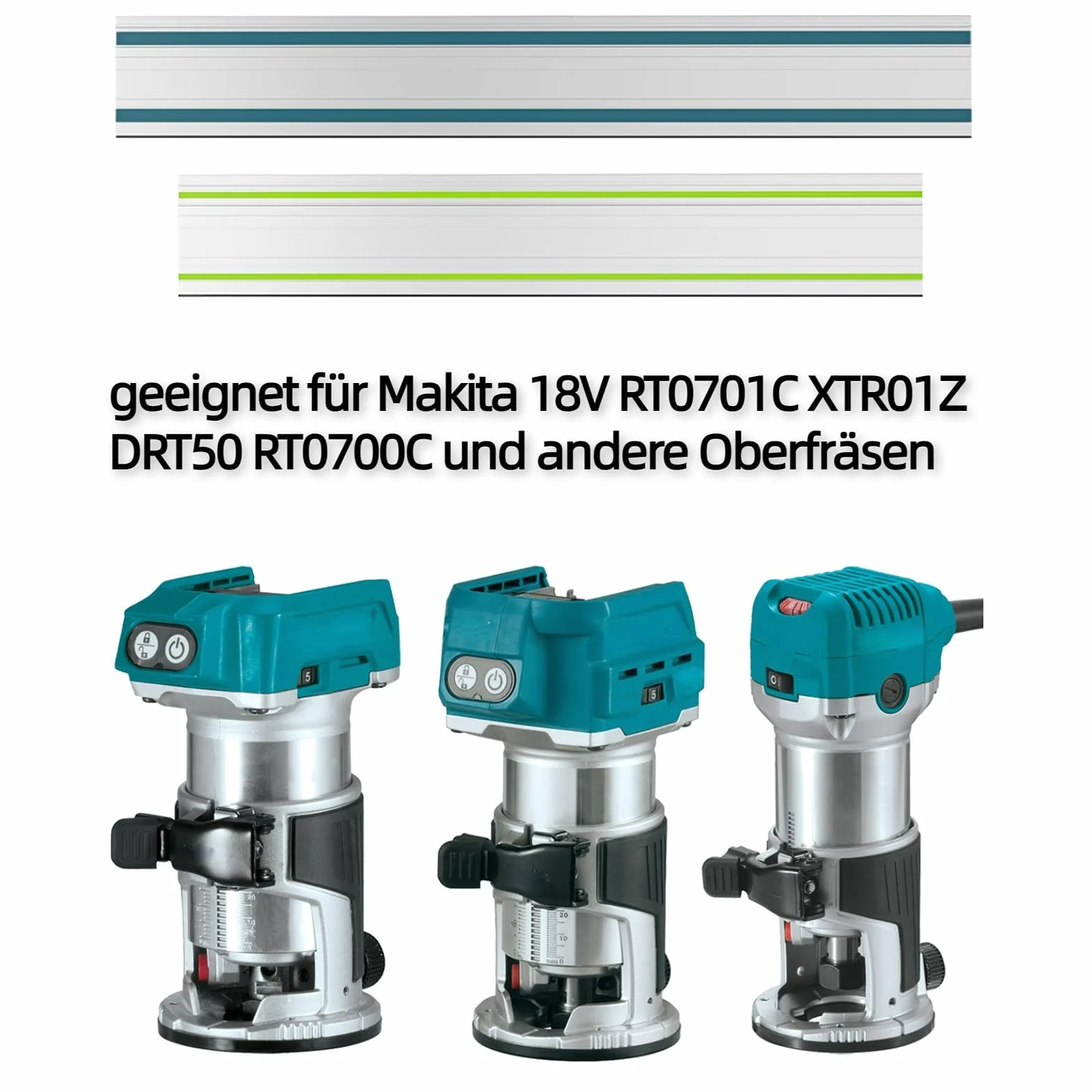 Router adapter do Makita 18 V RT0701C XTR01Z DRT50 RT0700C kompatybilny z prowadnicą krawędziową