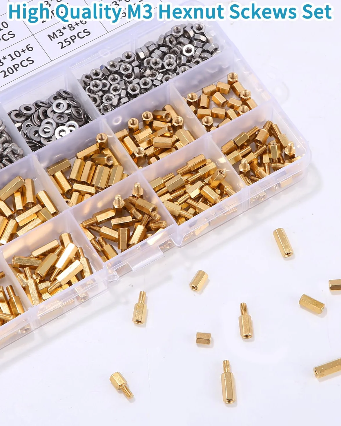 680 sztuk podkładek dystansowych M3 Tuleje dystansowe sześciokątne Nakrętka śruby dystansowej PCB do płyty głównej Raspberry Pi