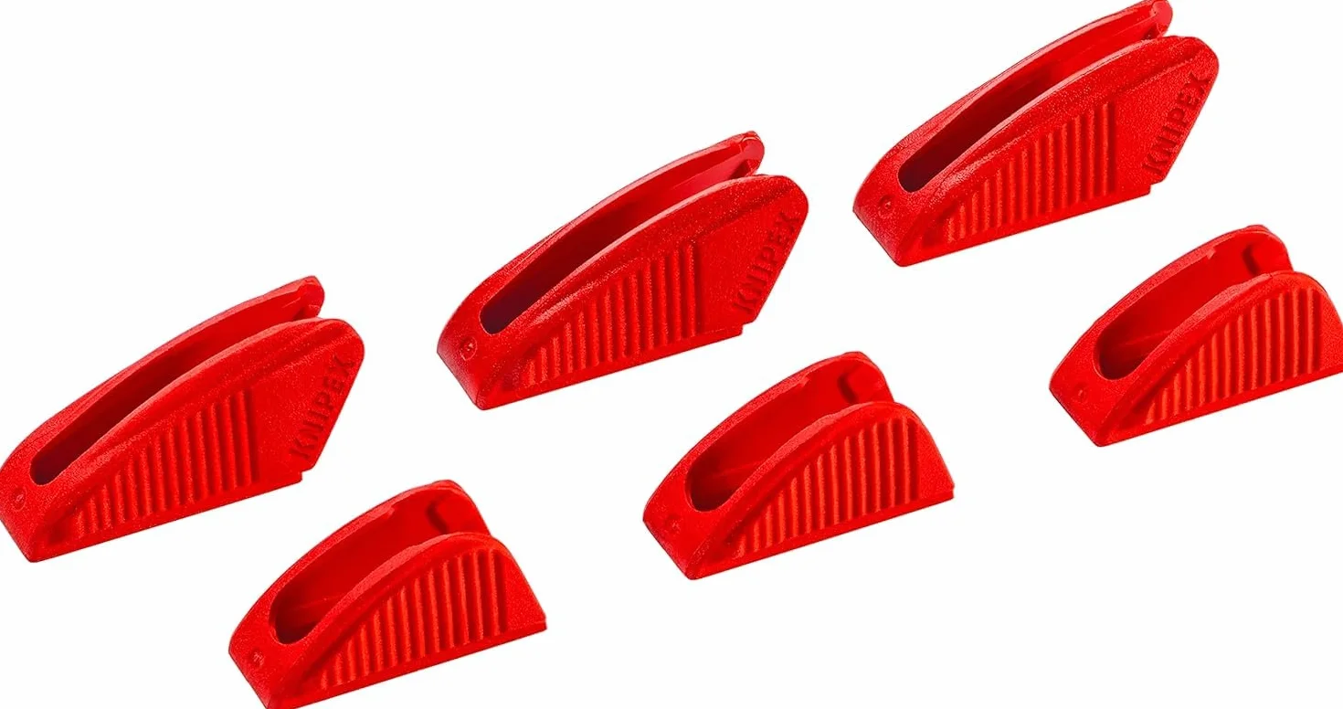 KNIPEX Trzy pary nakładek ochronnych z tworzywa sztucznego na szczęki 86 09 250 V01