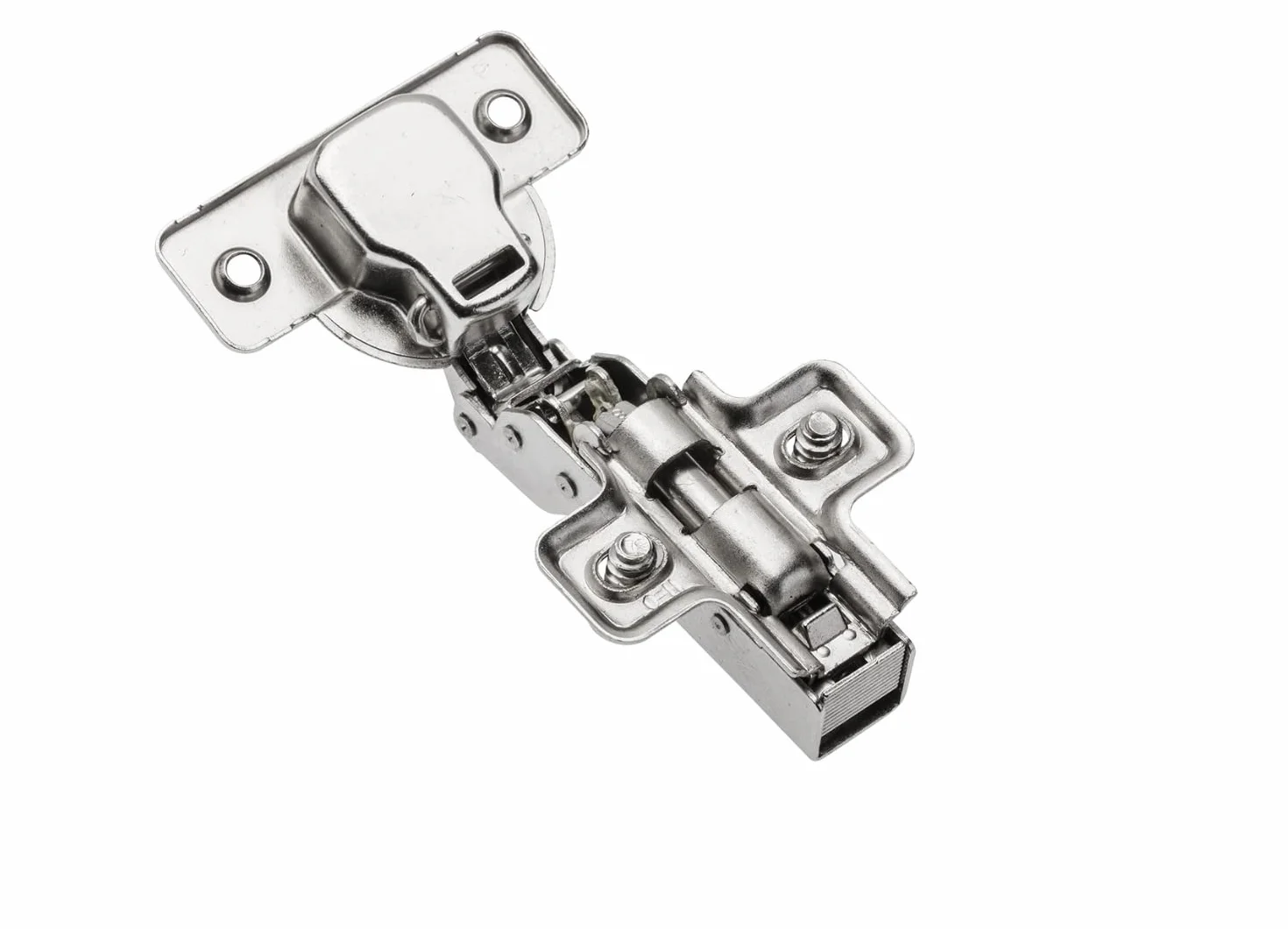 GTV 2 x zawias hydrauliczny ECHC Twin z amortyzacją ogranicznik środkowy płyta montażowa H=0 ze śrubami euro ciche zamykanie zawias meblowy do drzwi szafy