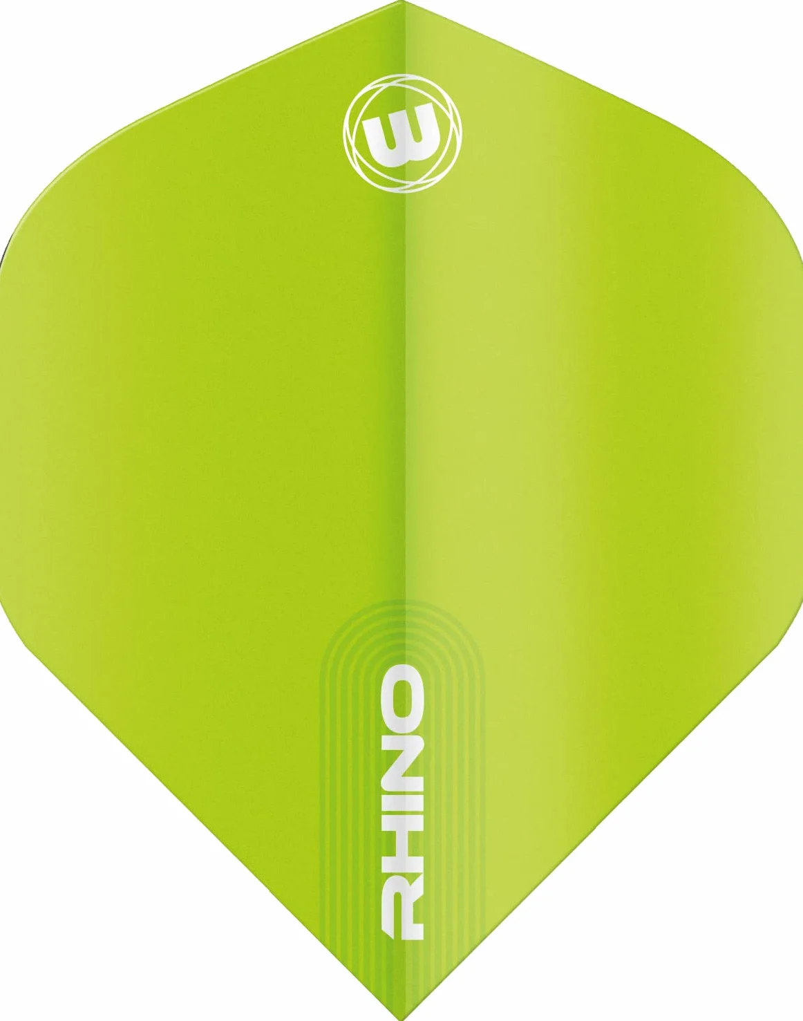 WINMAU Rhino Extra Thick Green Dart Flights – 1 zestaw w opakowaniu (łącznie 3 pióra)