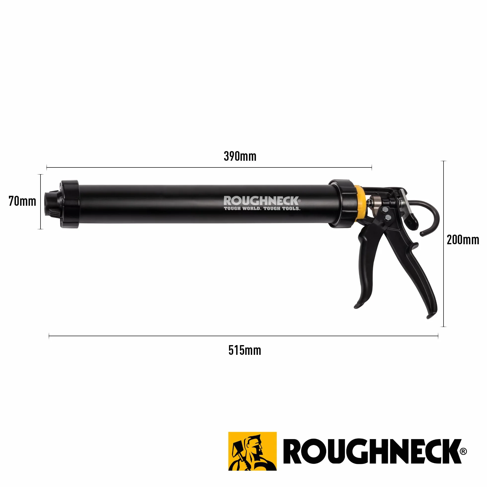 Roughneck ROU32150 Ultimate Moździerz pistolet, czarny