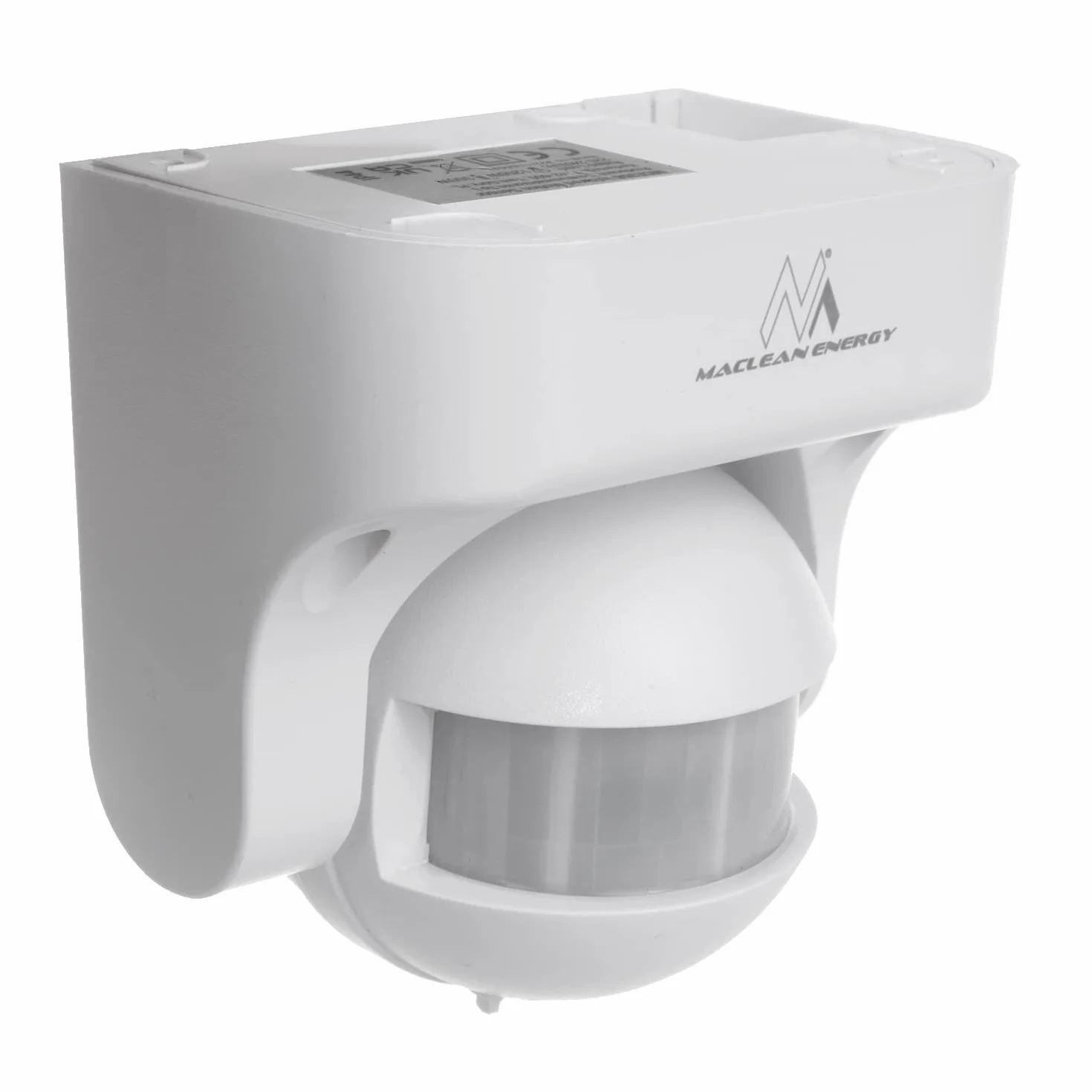 Maclean MCE358 czujnik ruchu PIR 180° IP44 12 m 300/1200 W biały