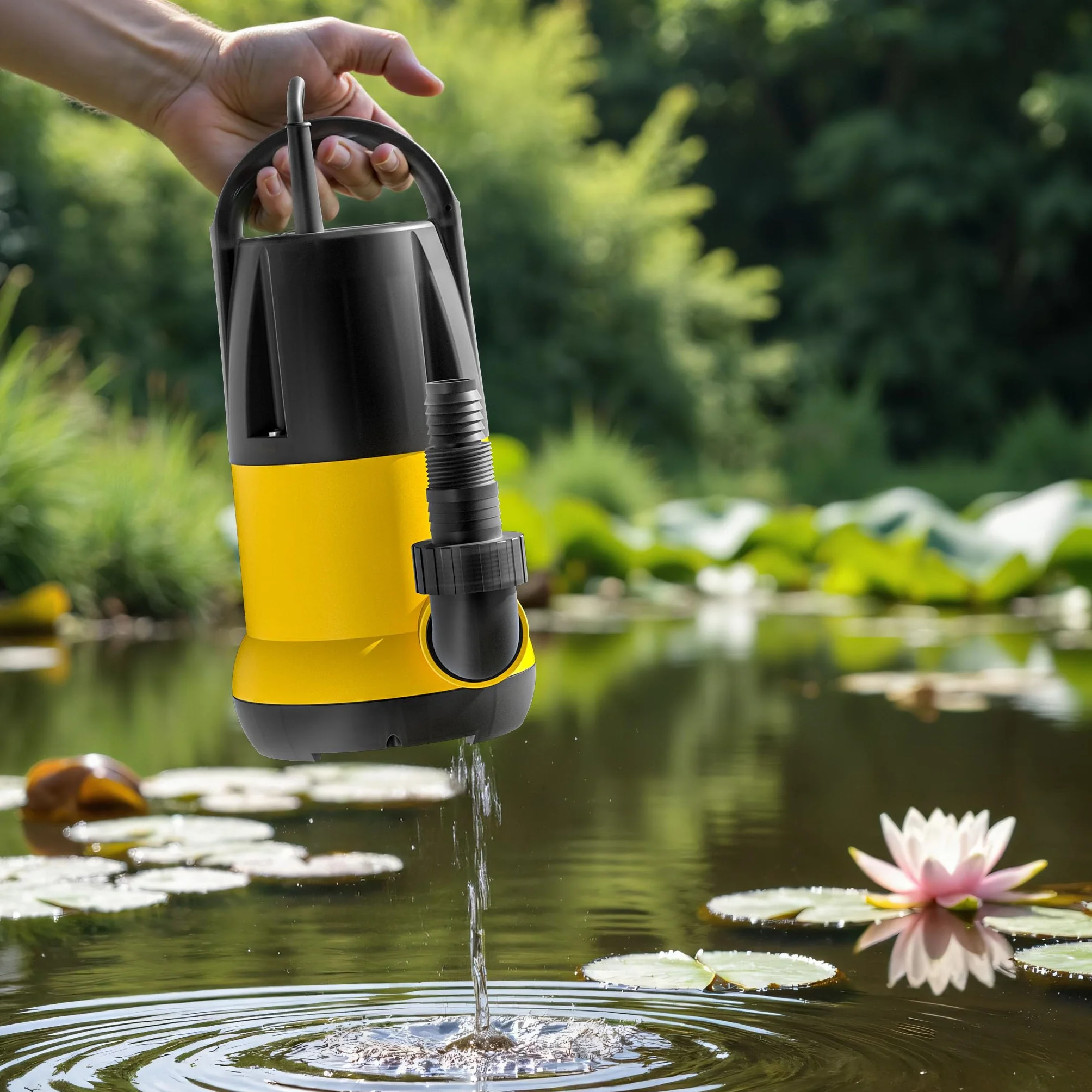 Wiltec Pompa zanurzeniowa do wody brudnej z pływakiem 250 W, 6000 l/h
