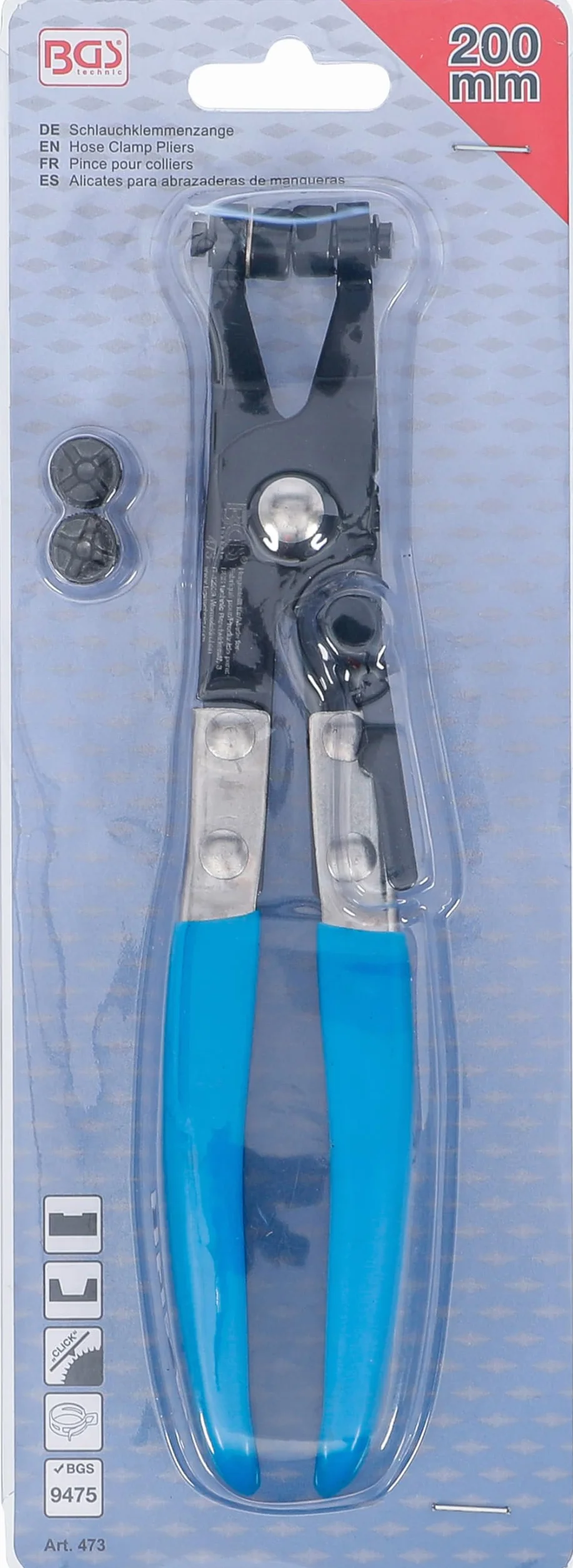BGS 473 Szczypce do opasek zaciskowych 200 mm