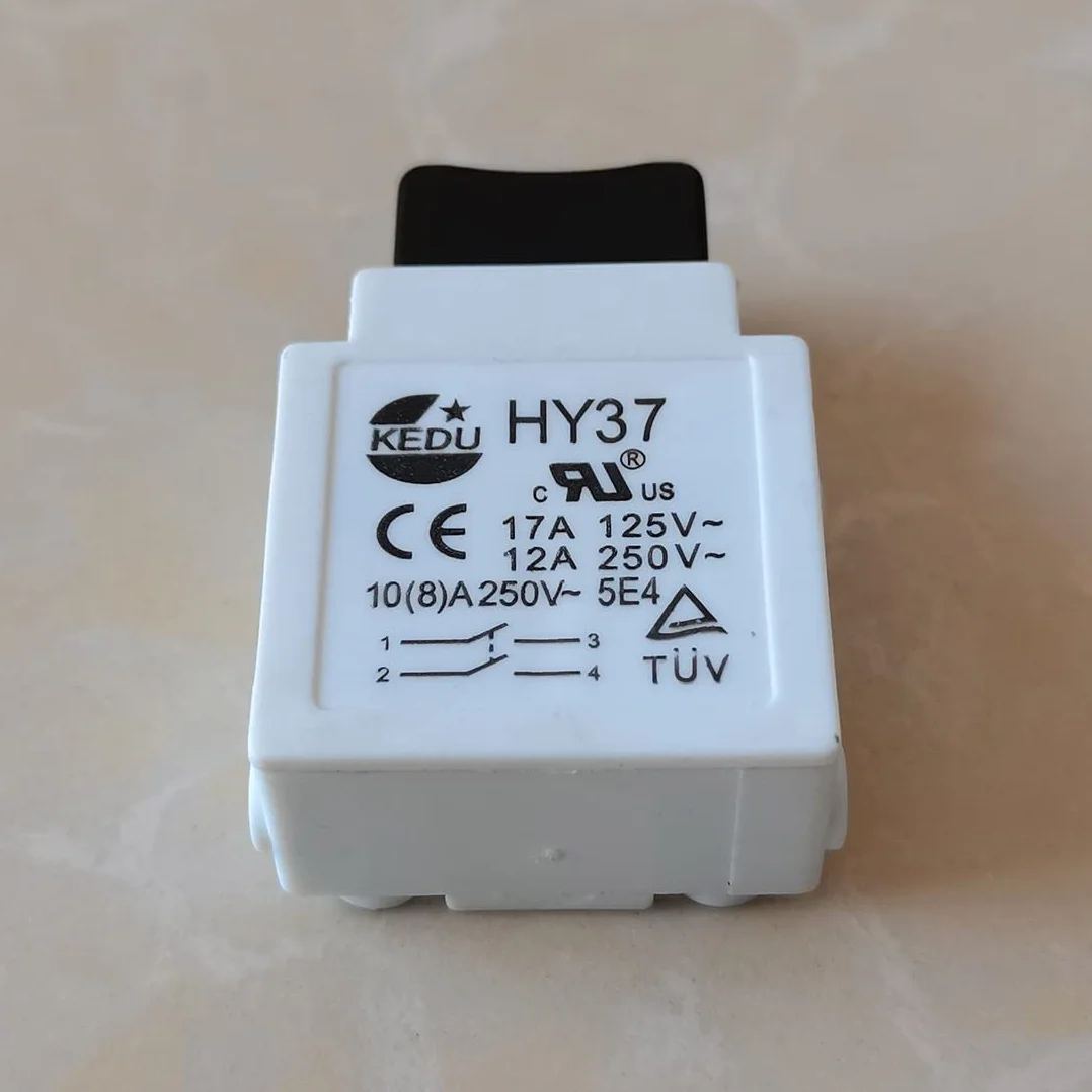 KEDU HY37 przełącznik spustowy 17A 125V 12A 250V TUV