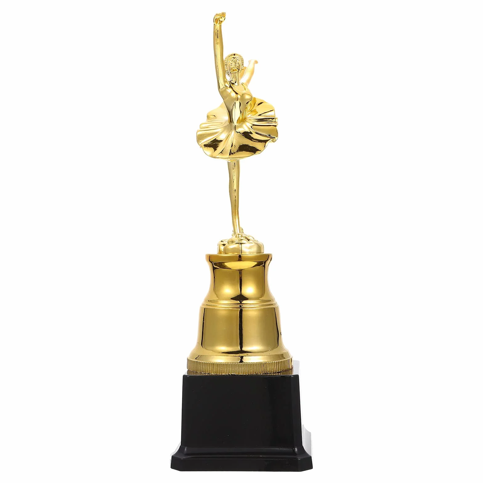 Trofeum baletowe konkurs tańca trofeum dekoracyjne balet trofeum plastikowe złote trofeum