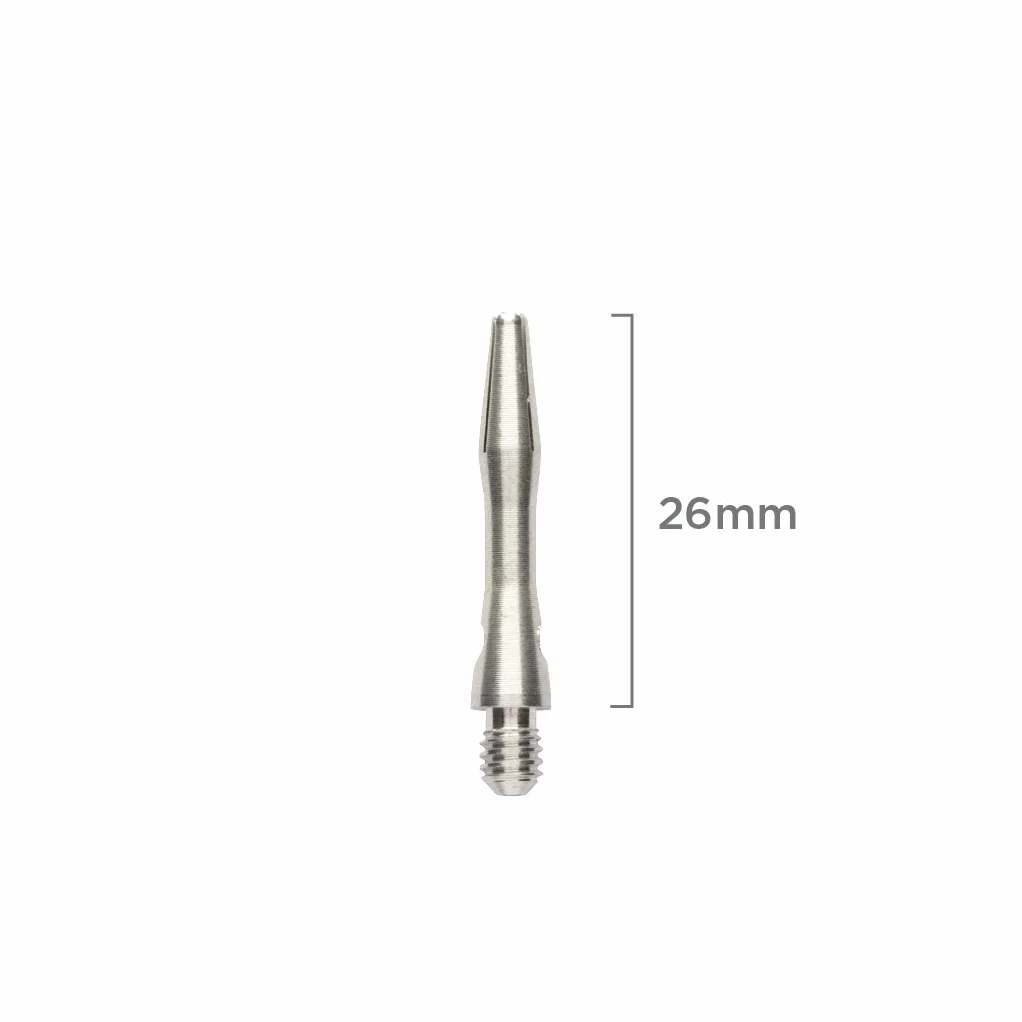 Czerwone smoki gładkie aluminiowe bardzo krótkie wałki do rzutki - 4 zestawy w opakowaniu (łącznie 12 wałków)