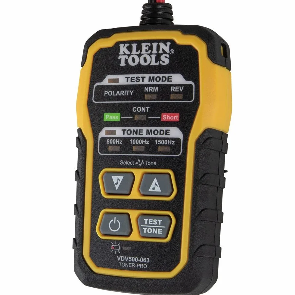 KLEIN TOOLS Wykrywacz przewodów Toner-Pro VDV500-063 RJ11 RJ12 RJ45 Koax