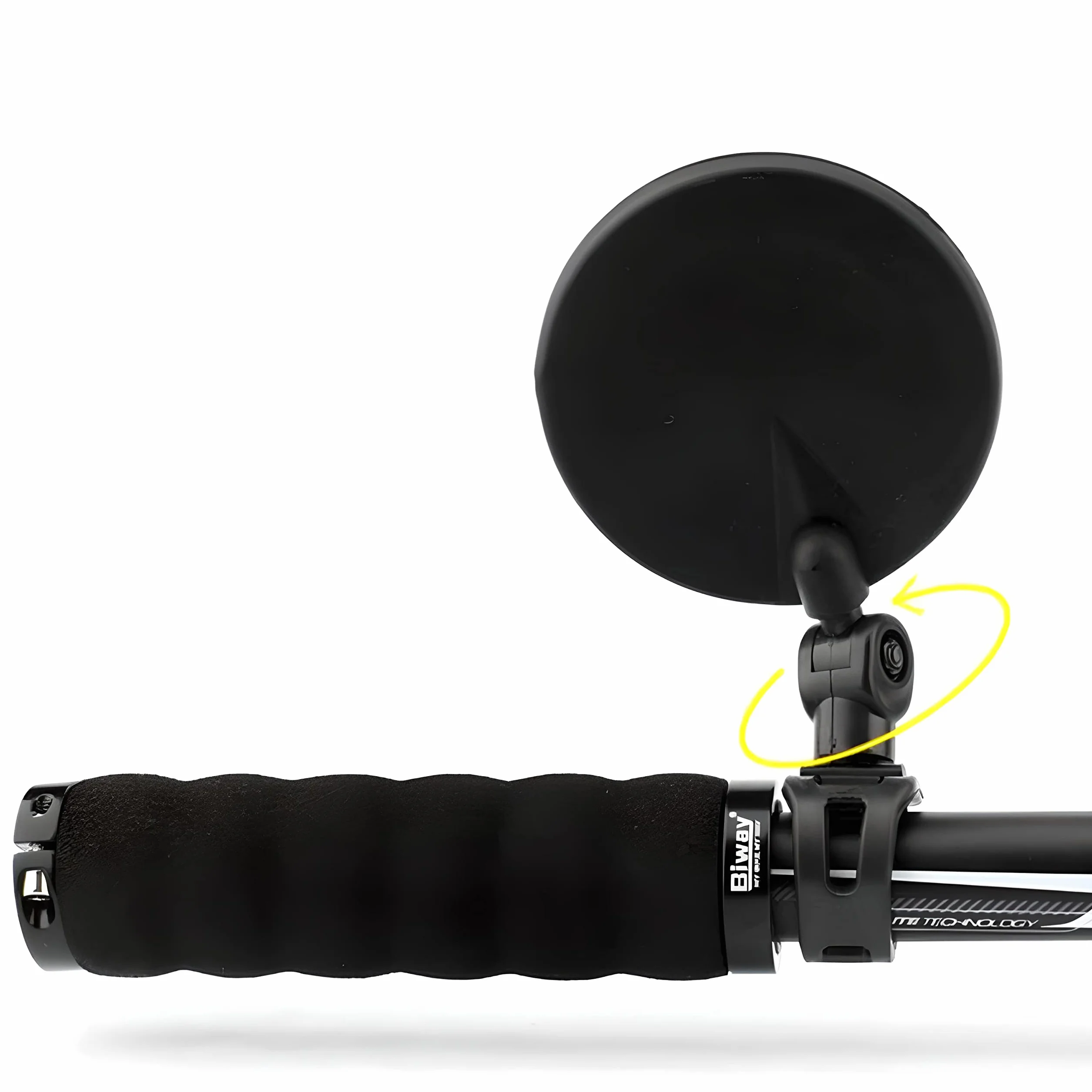 Retoo lusterko rowerowe HD 360° obrotowe, lusterko wsteczne rowerowe do kierownicy 15-35 mm, lusterko rowerowe do kierownicy do e-roweru, MTB, roweru szosowego, lusterko z uchwytem, nad i pod