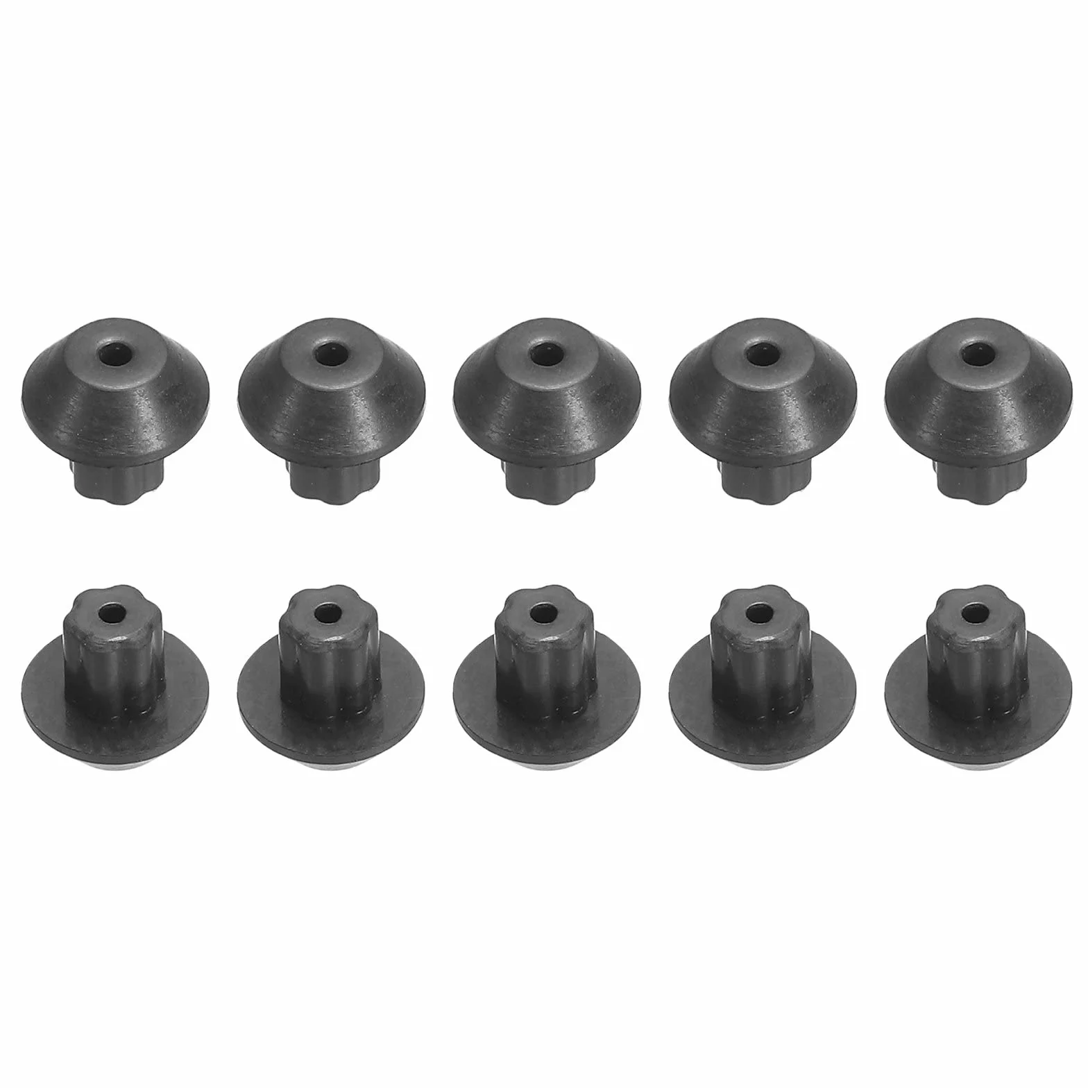 PATIKIL WB2K101 zestaw gumowych nóżek rusztu palnika 8 mm x 8 mm do rusztu palnika, opakowanie 16 sztuk