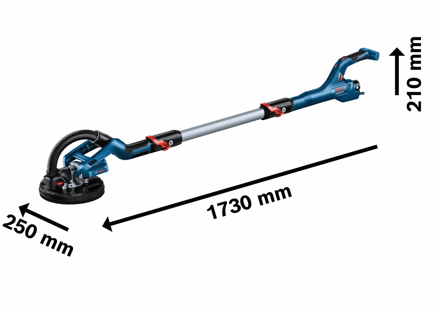 Bosch Professional GTR 55-225 Szlifierka Ø 225 mm Czarny Niebieski