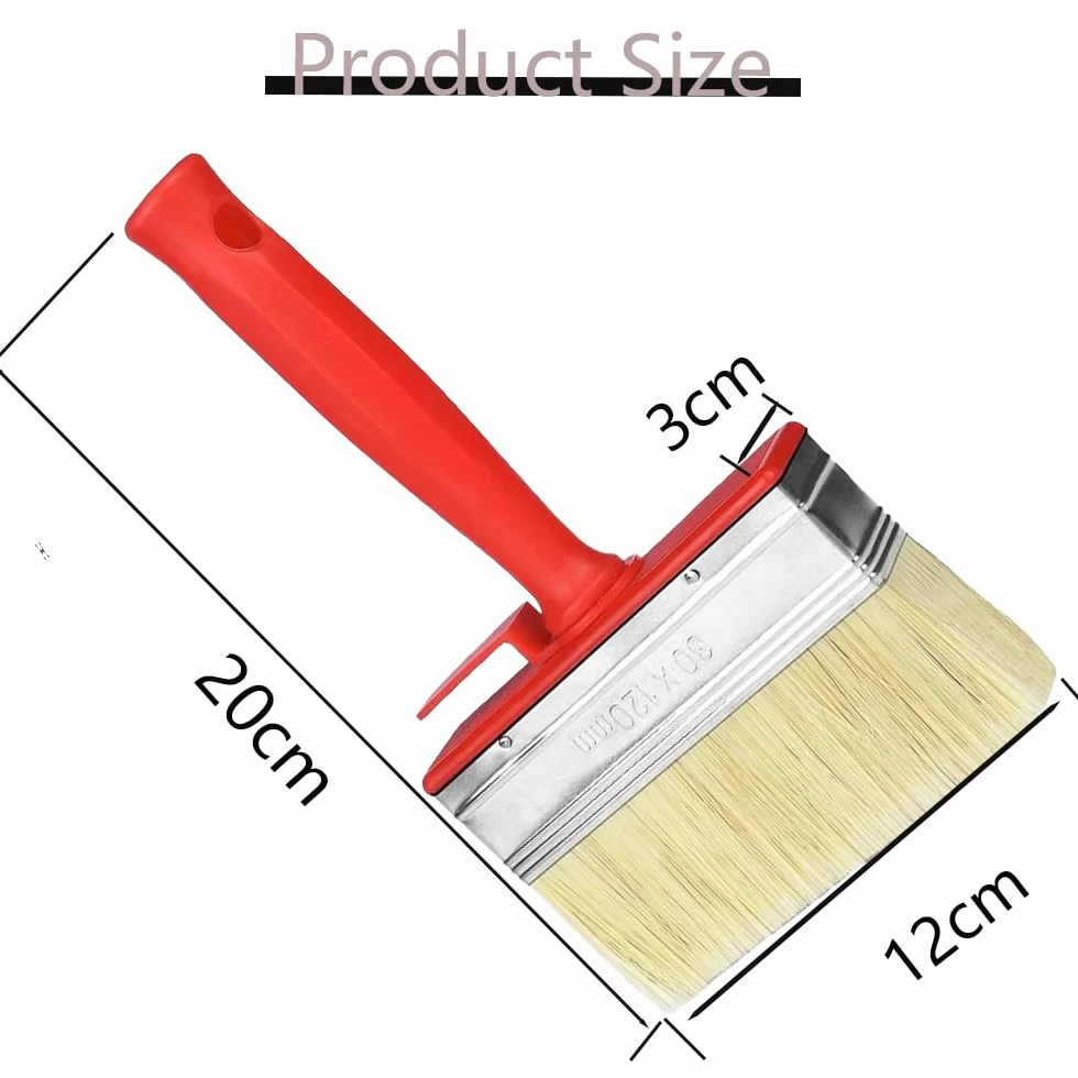 Pędzel do malowania powierzchni 120 mm x 30 mm, 3 sztuki