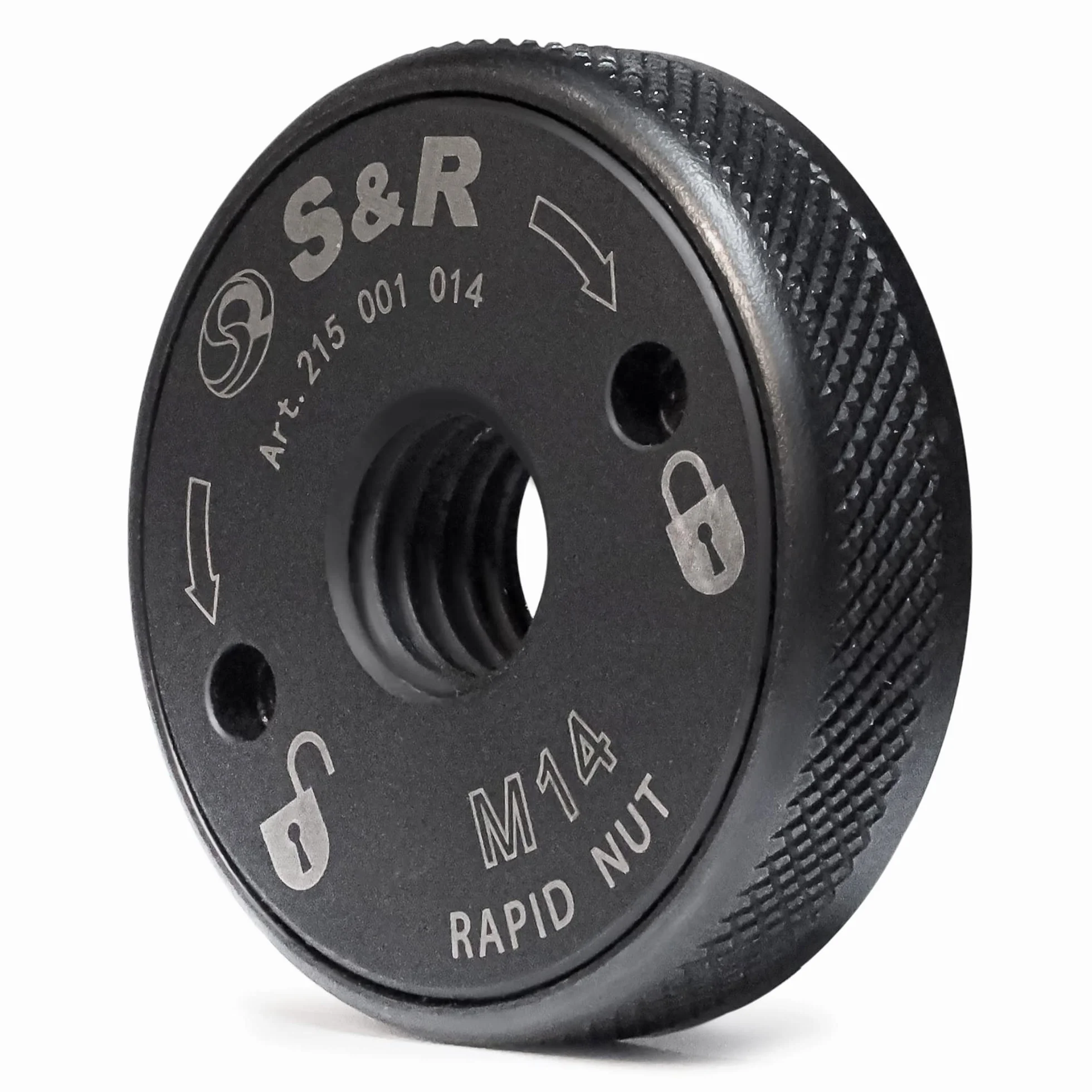 S&R nakrętka szybkomocująca M14 do szlifierek kątowych AEG, Black & Decker, Dewalt, Flex, Hitachi, Metabo, Makita